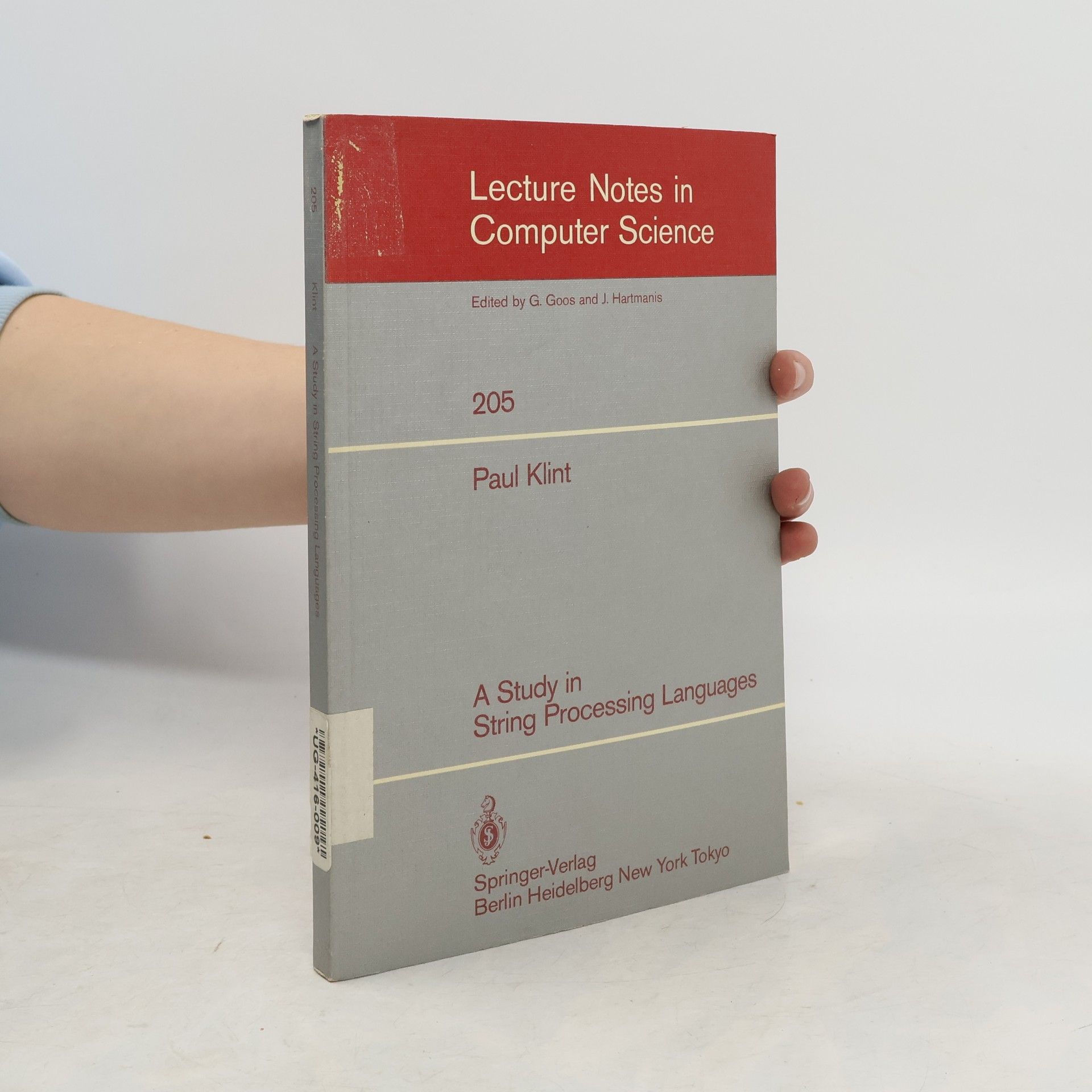 Paul Klint A Study in String Processing Languages