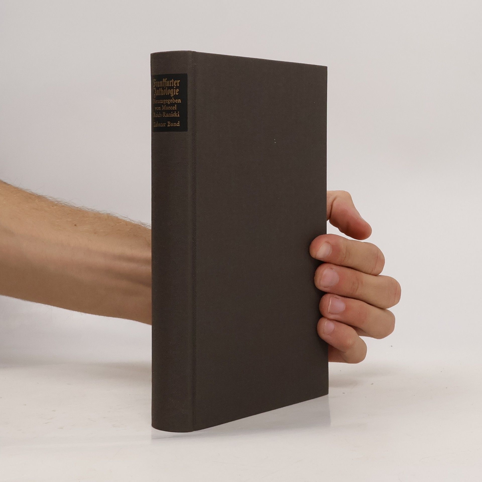 Marcel Reich Ranicki Frankfurter Anthologie 10