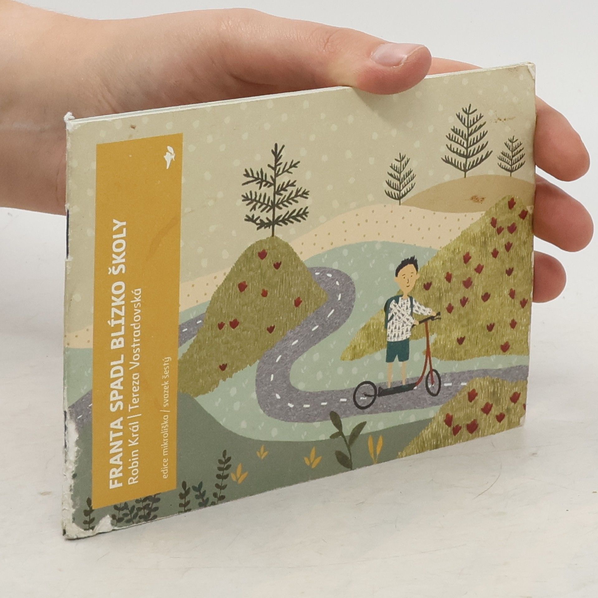 Franta spadl blízko školy