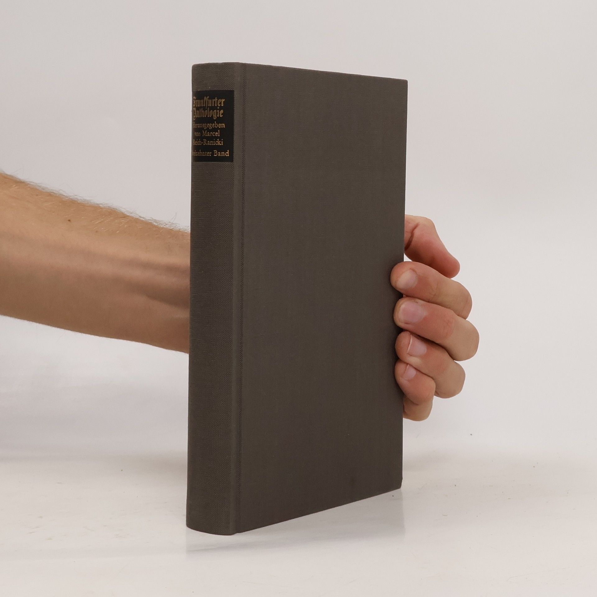 Marcel Reich Ranicki Frankfurter Anthologie 13