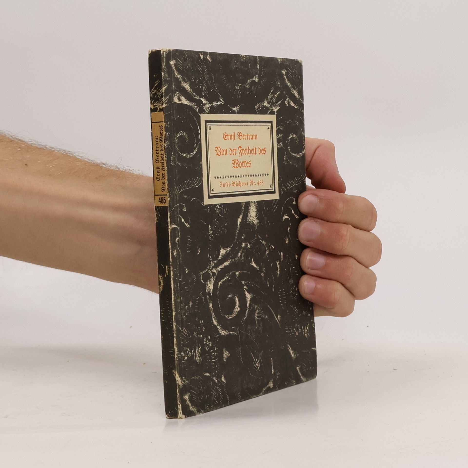 Ernst Bertram Von der Freiheit des Wortes