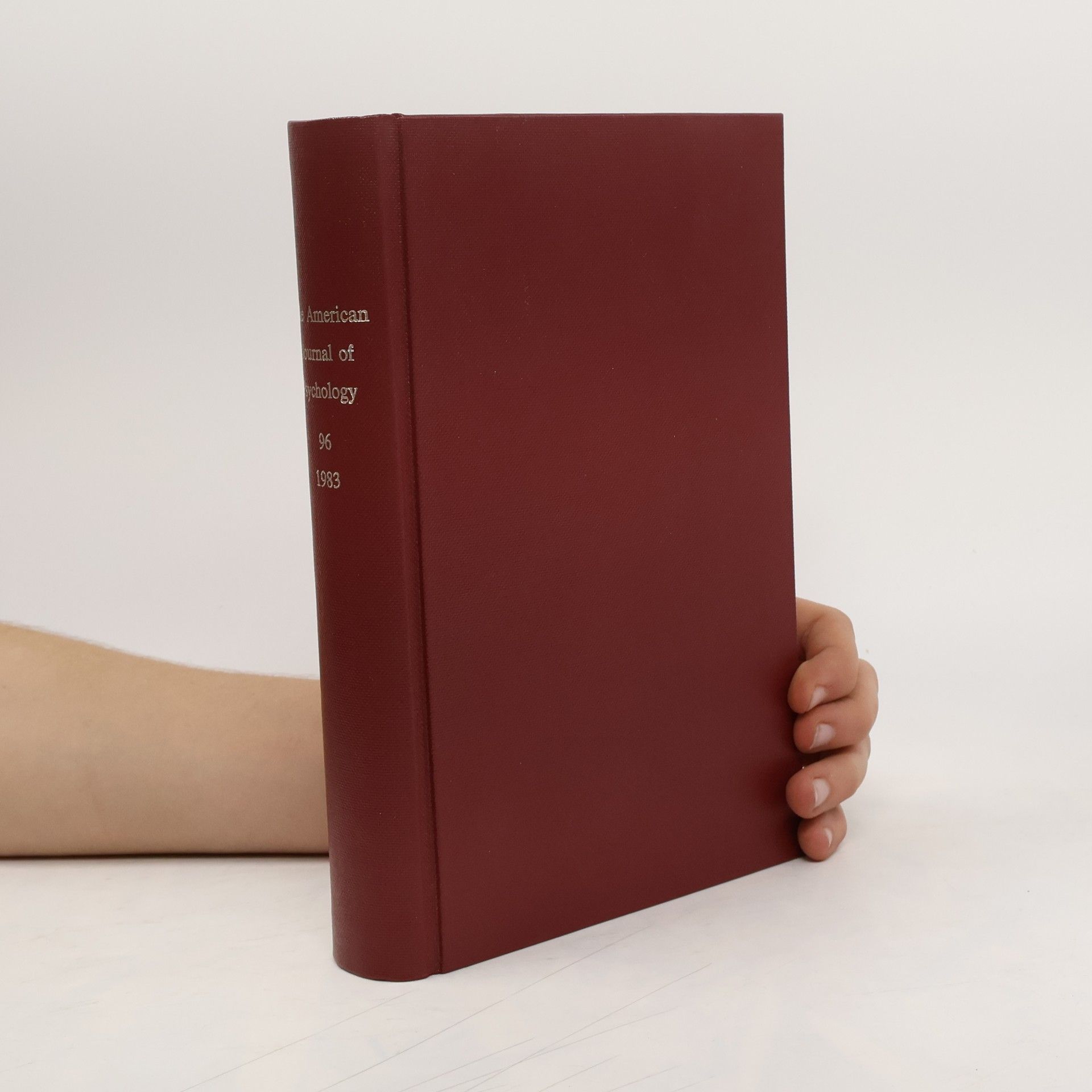 Autores varios The American Journal of Psychology 96/1983