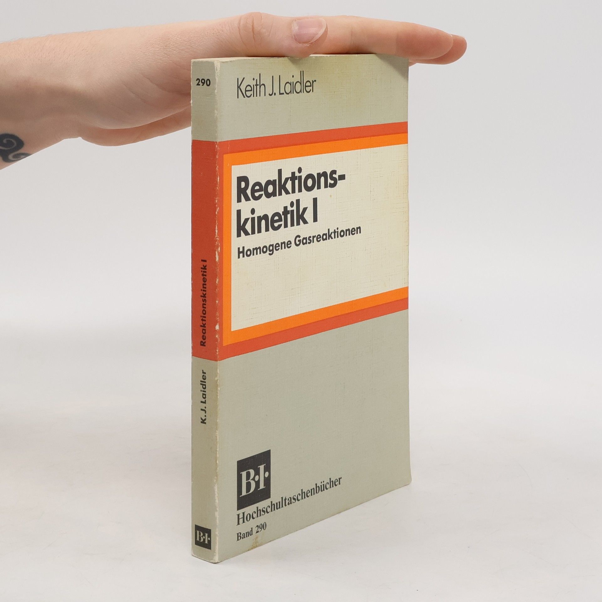 Keith James Laidler Reaktionskinetik