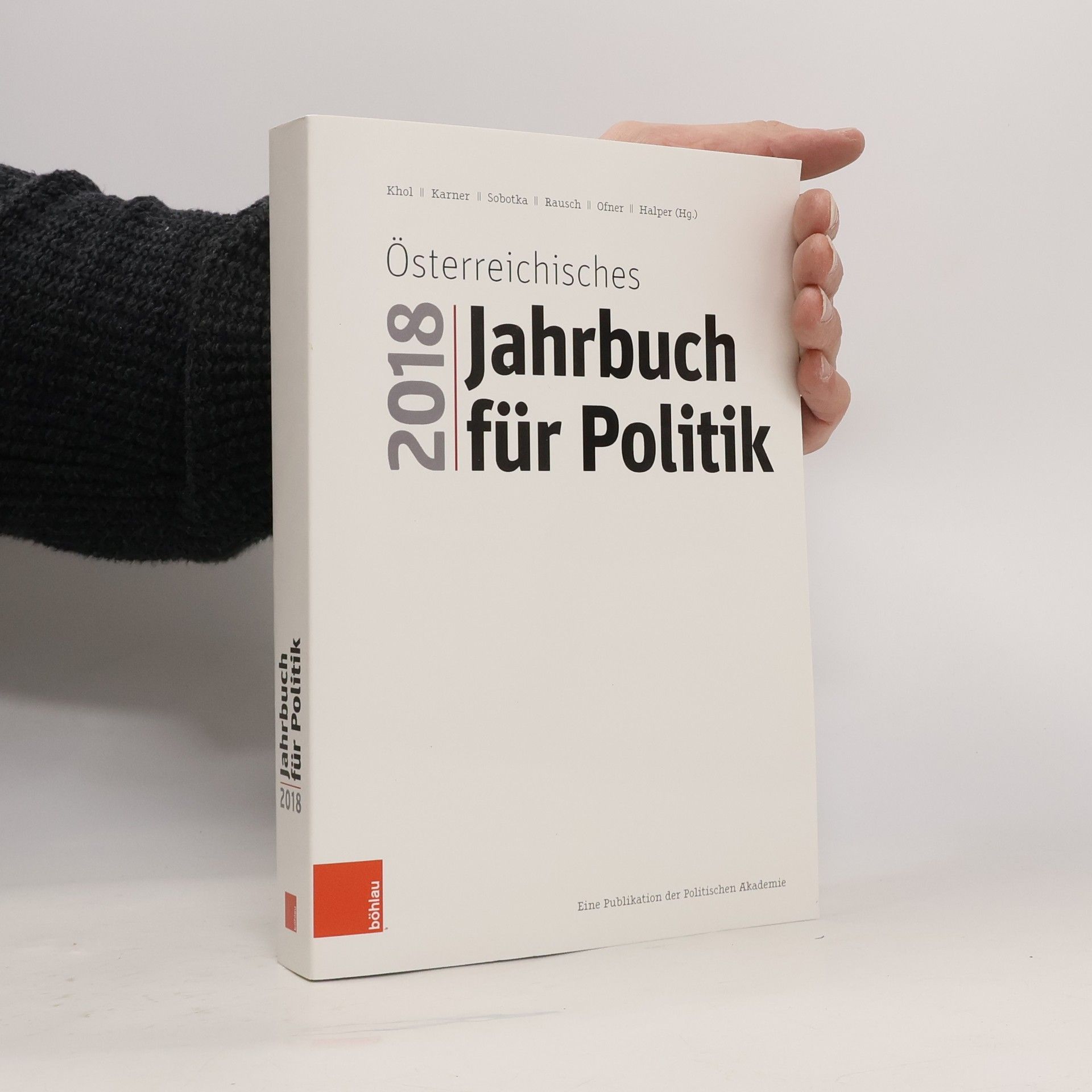 Andreas Khol Österreichisches Jahrbuch für Politik 2018