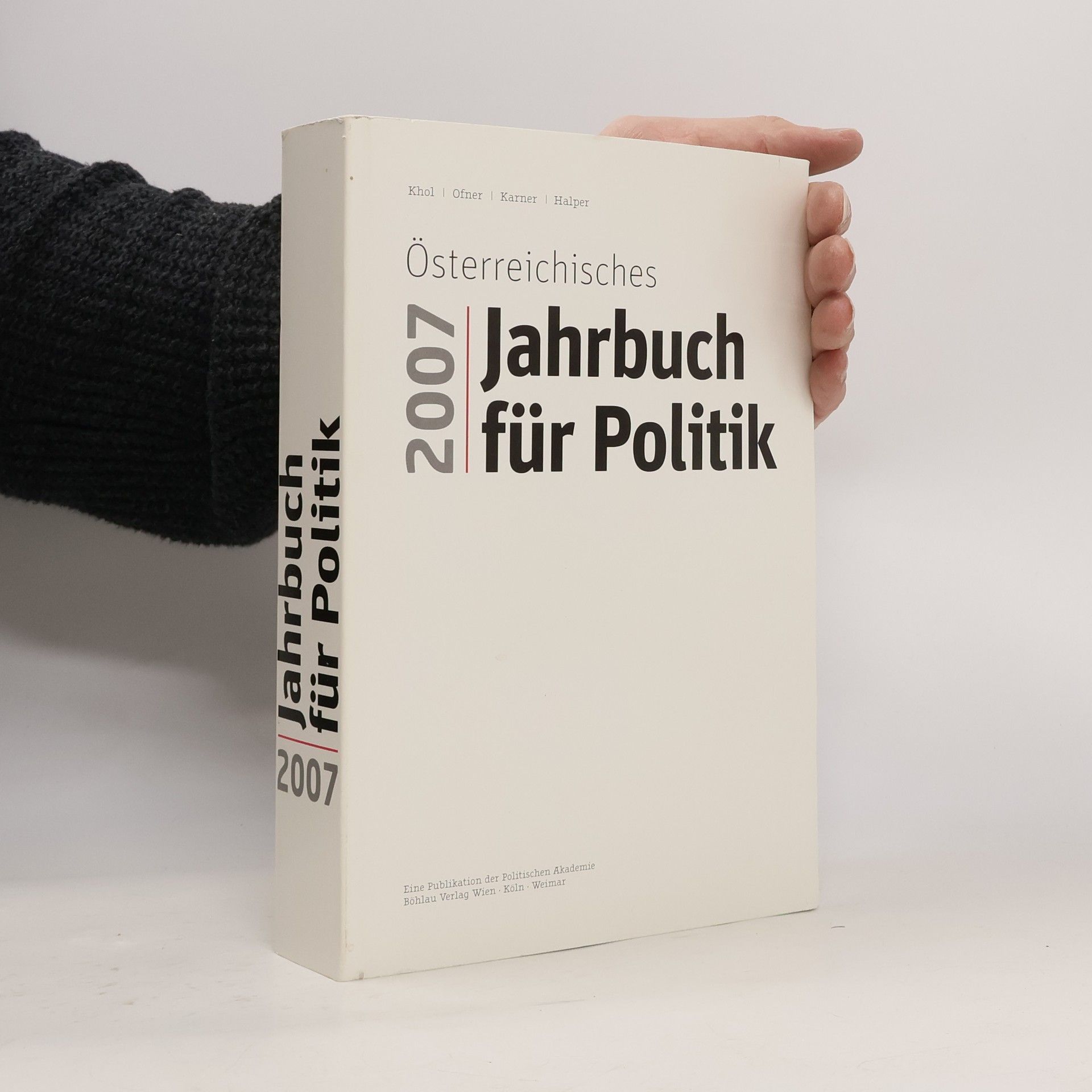 Andreas Khol Österreichisches Jahrbuch für Politik 2007