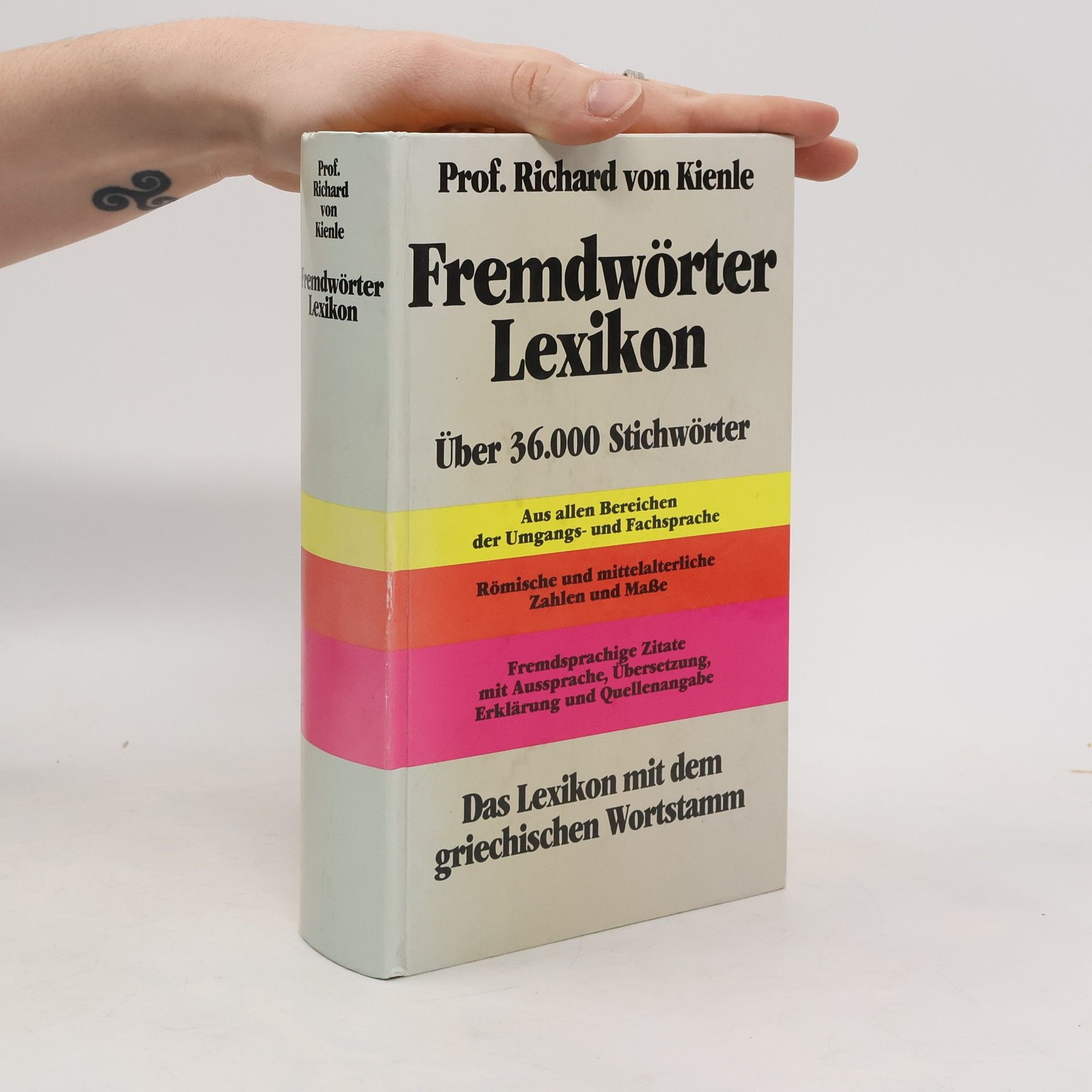 Richard von Kienle Fremdwörter Lexikon