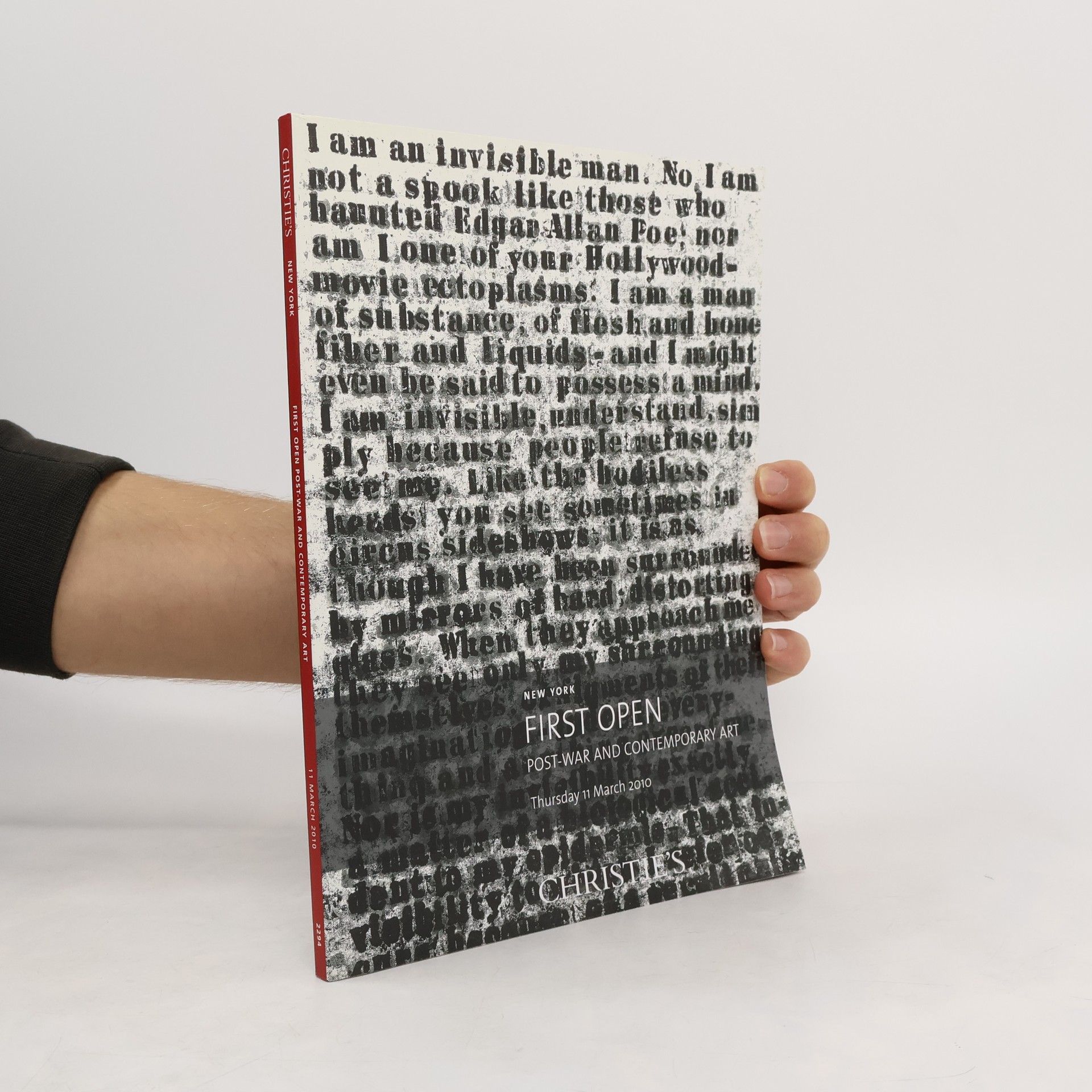 AA.VV. New York First Open. Post War and Contemporary Art. Thirsday 11 March 2010