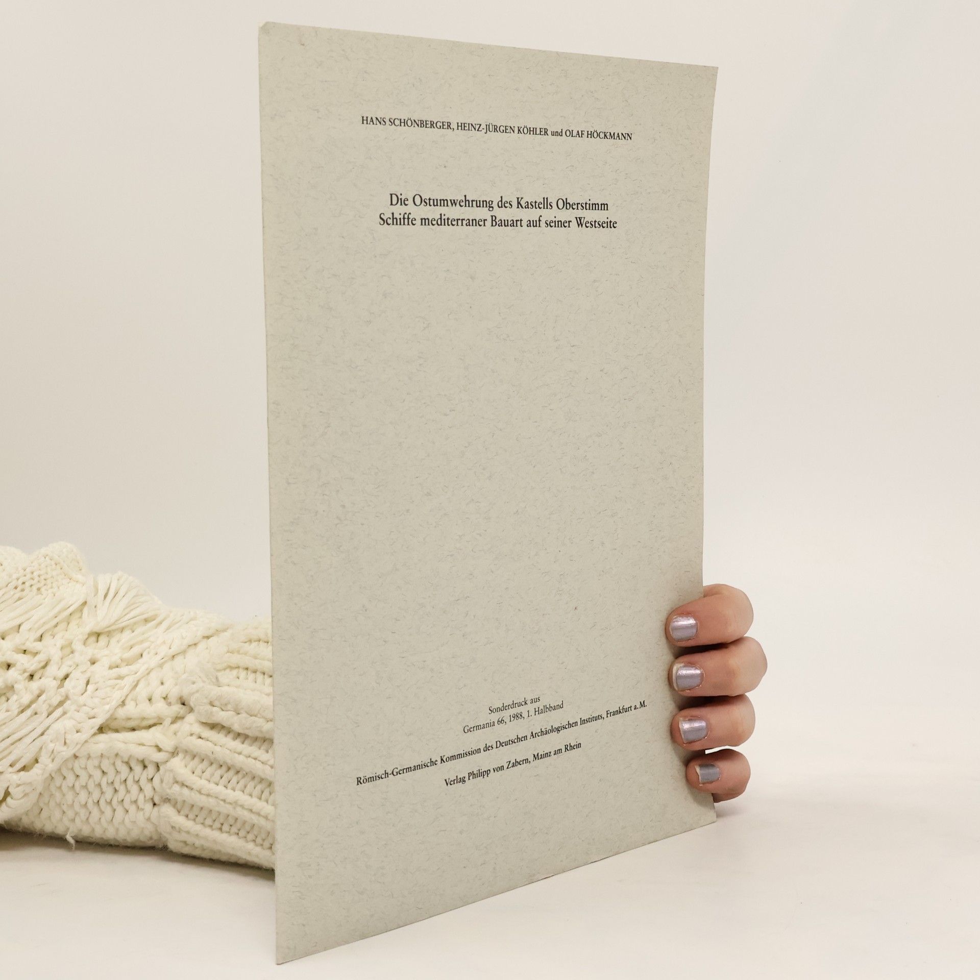 Autores varios Die Ostumwehrung des Kastells Oberstimm Schiffe mediterraner Bauart auf seiner Westseite