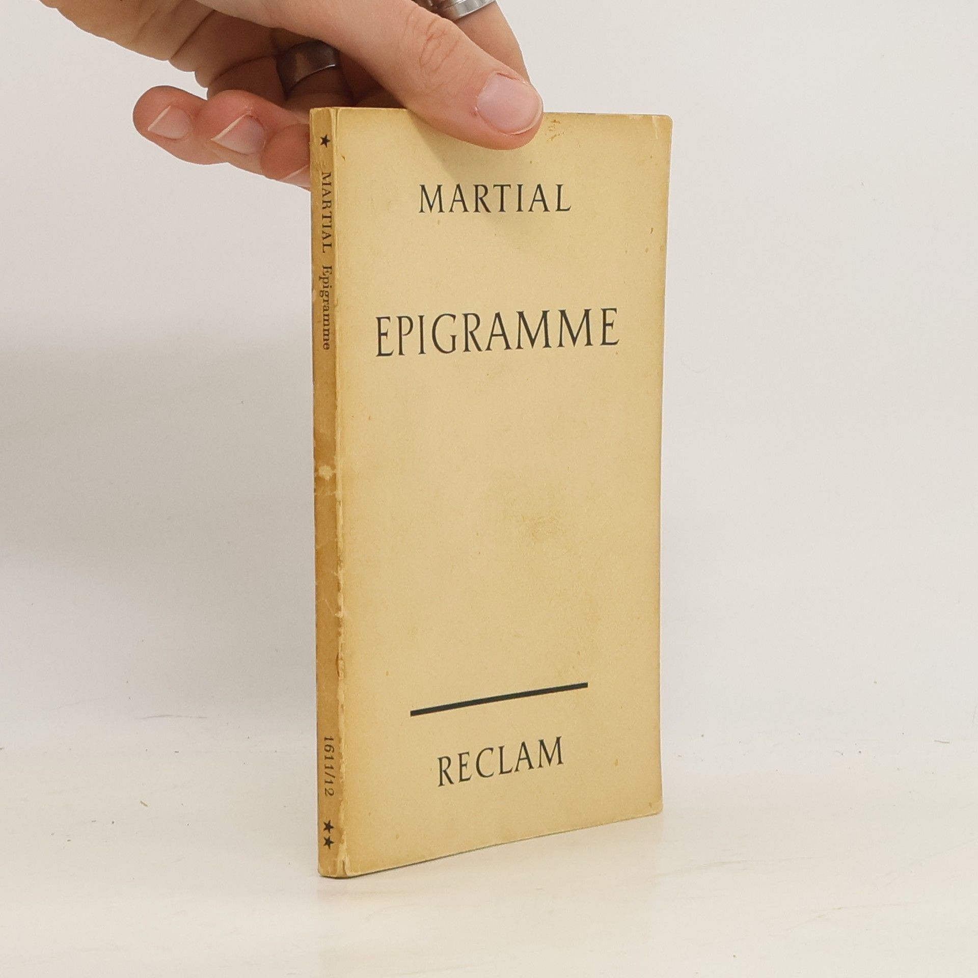 Martial Martial Epigramme