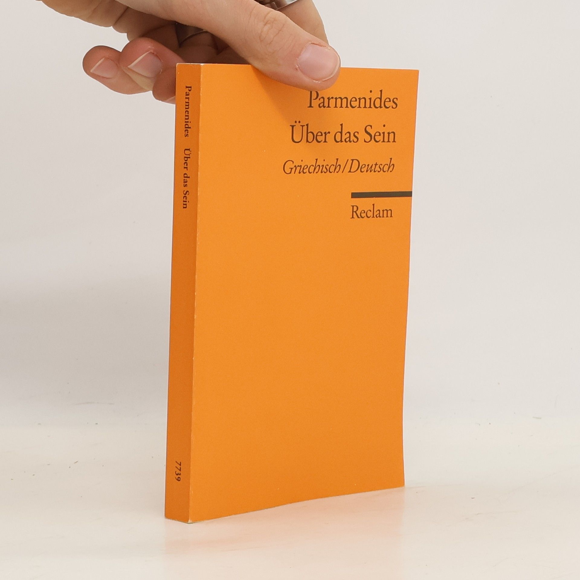 Parmenides Parmenides, Über das Sein