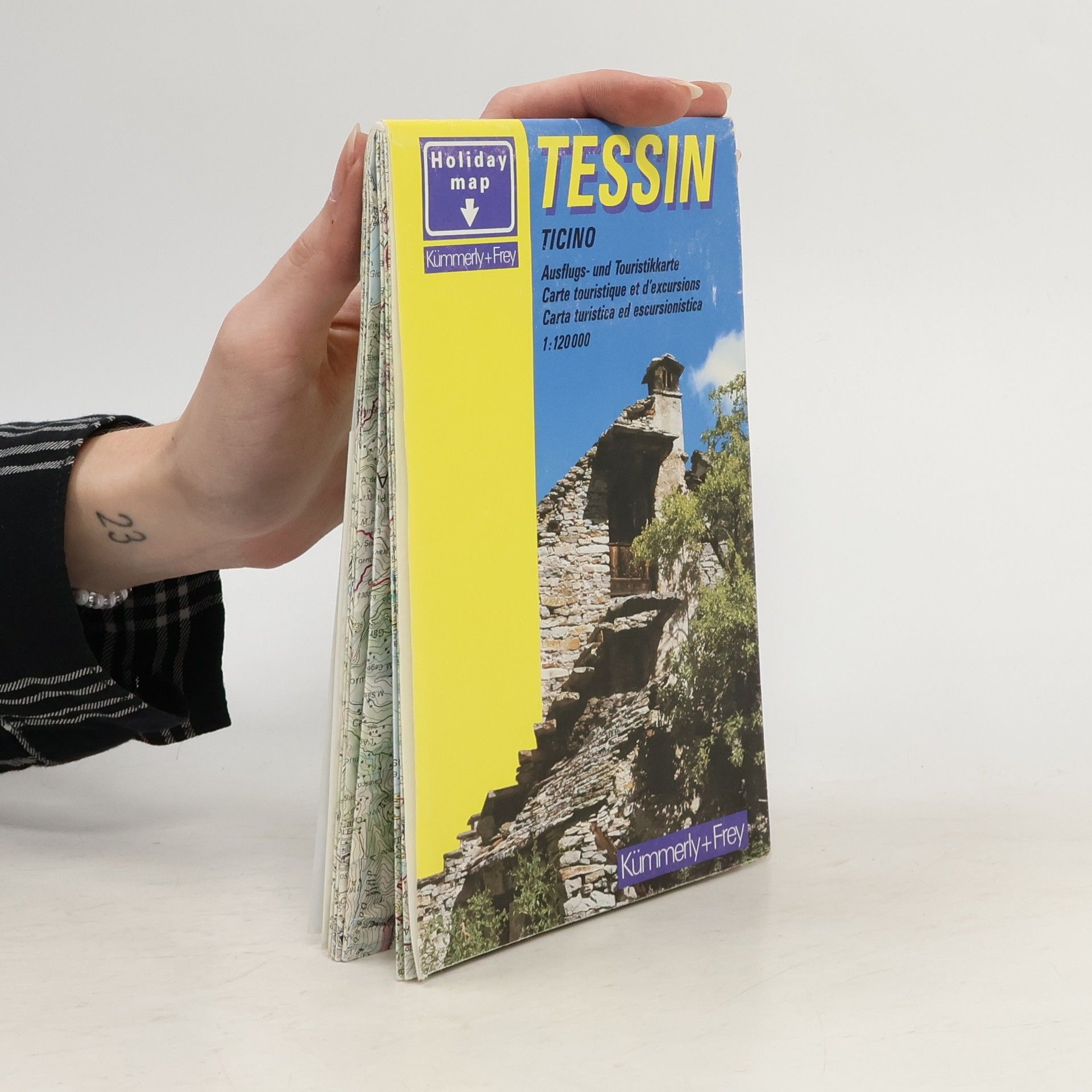 Kümmerly+Frey Kümmerly+Frey Holiday Map: Tessin Hiking Map