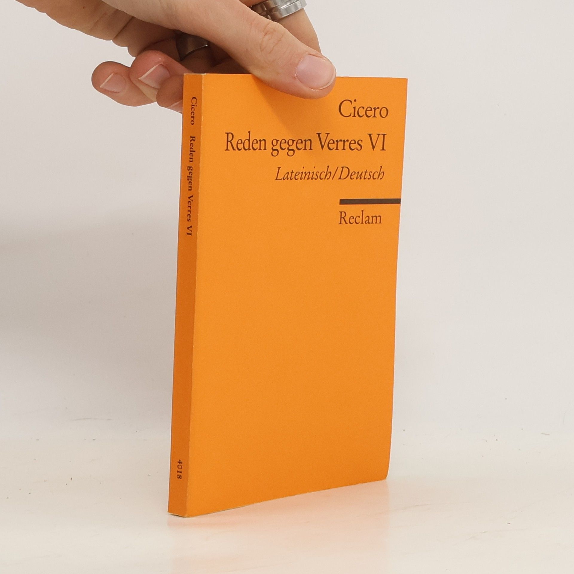 Marcus Tullius Cicero Reden gegen Verres 6