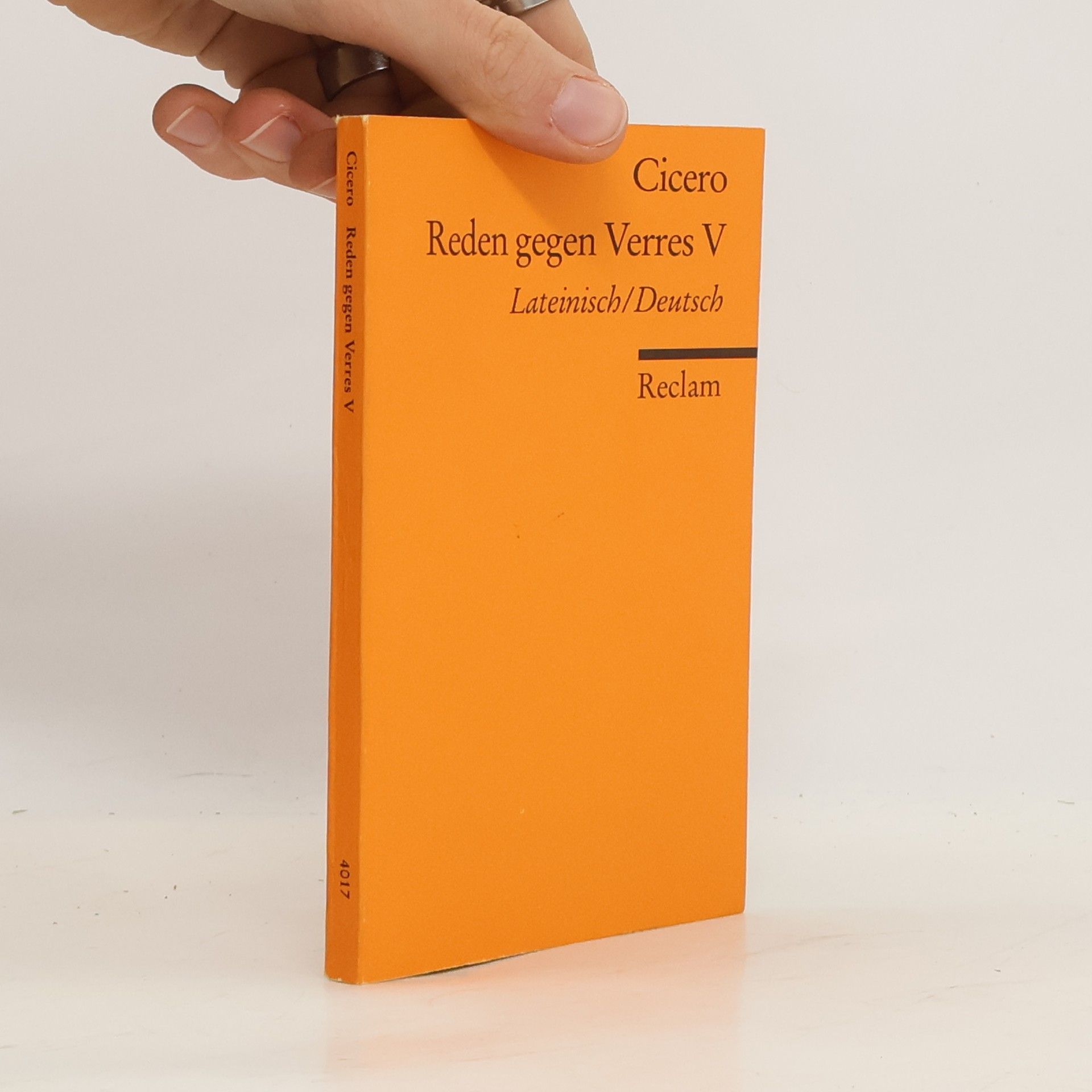 Marcus Tullius Cicero Reden gegen Verres