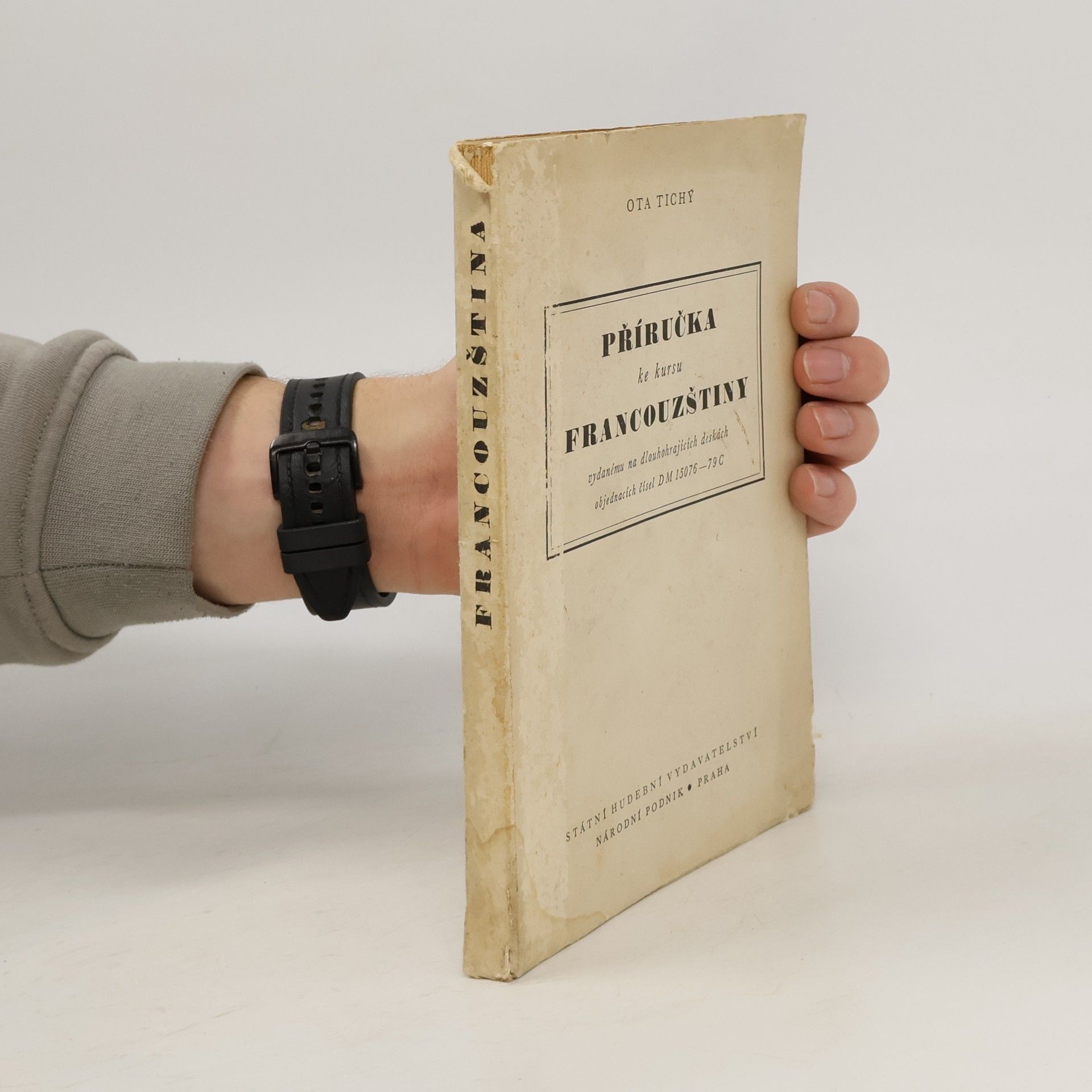 Příručka ke kursu francouzštiny vydanému na dlouhohrajících deskách objednacích čísel DM 15076-79 C