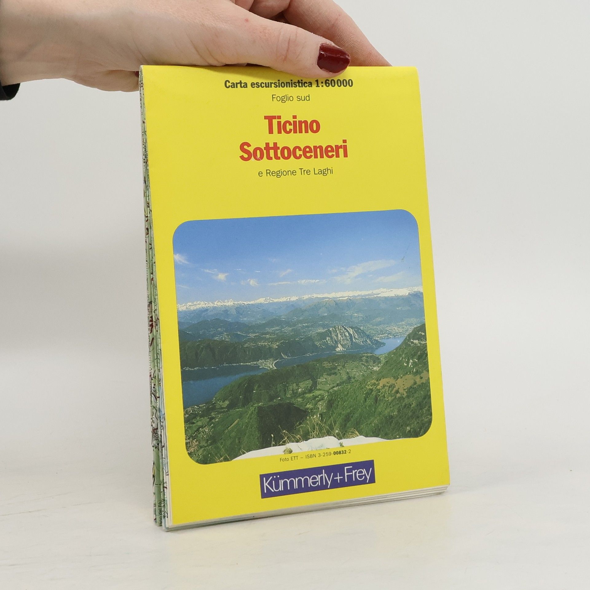 Ticino Sottoceneri Carta Escursionistica