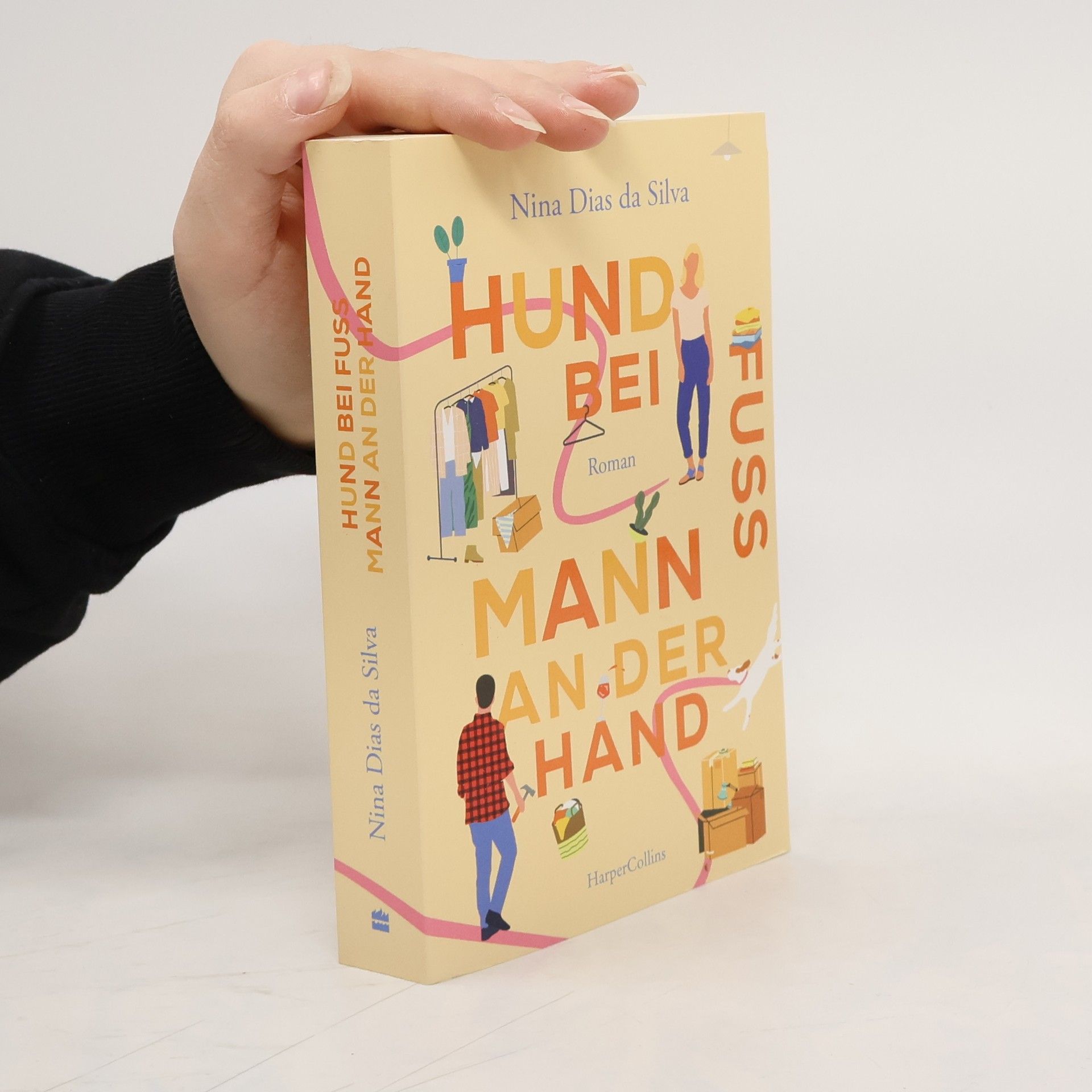 Hund bei Fuß, Mann an der Hand