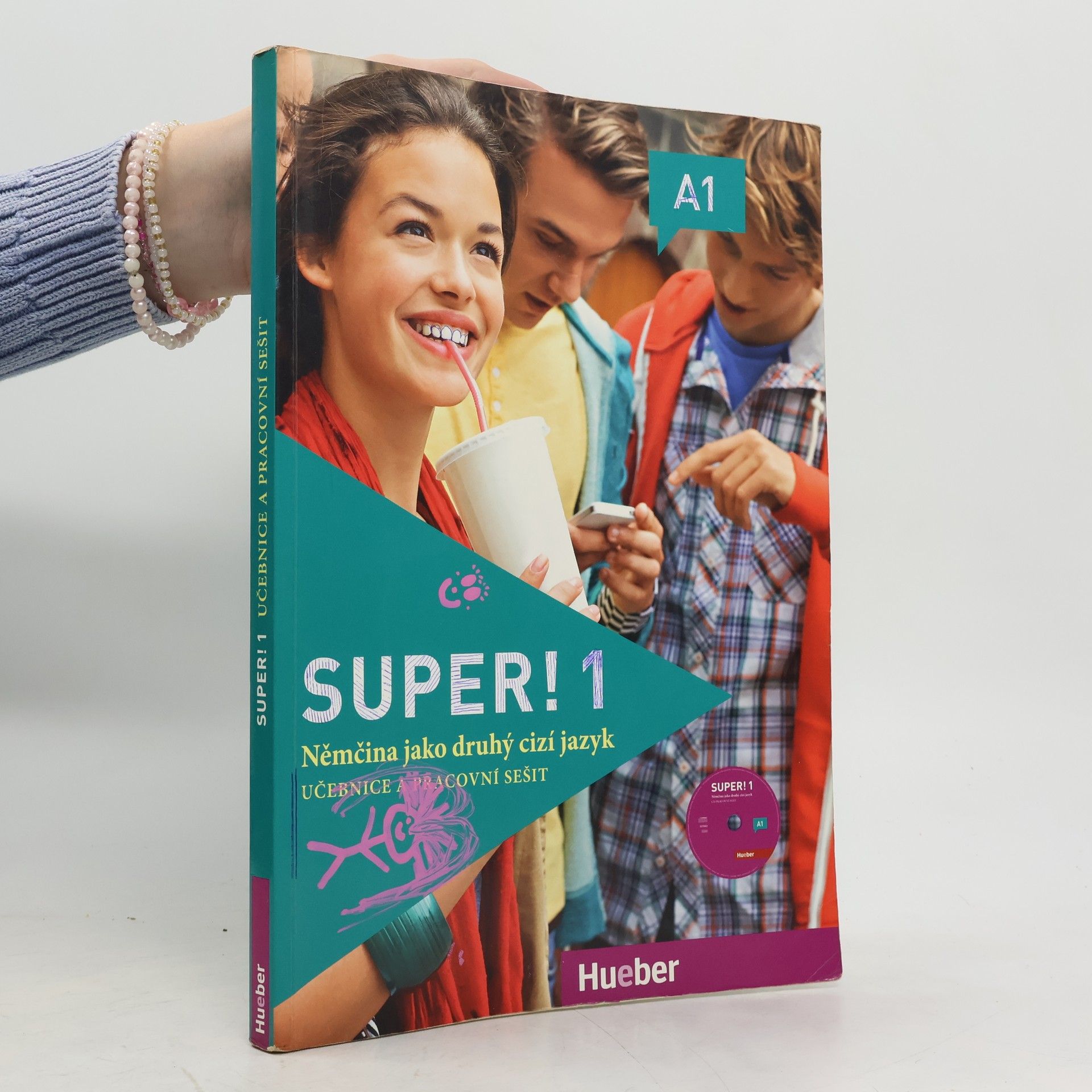 Kolektív autorov Super! 1 : němčina jako druhý cizí jazyk : učebnice a pracovní sešit