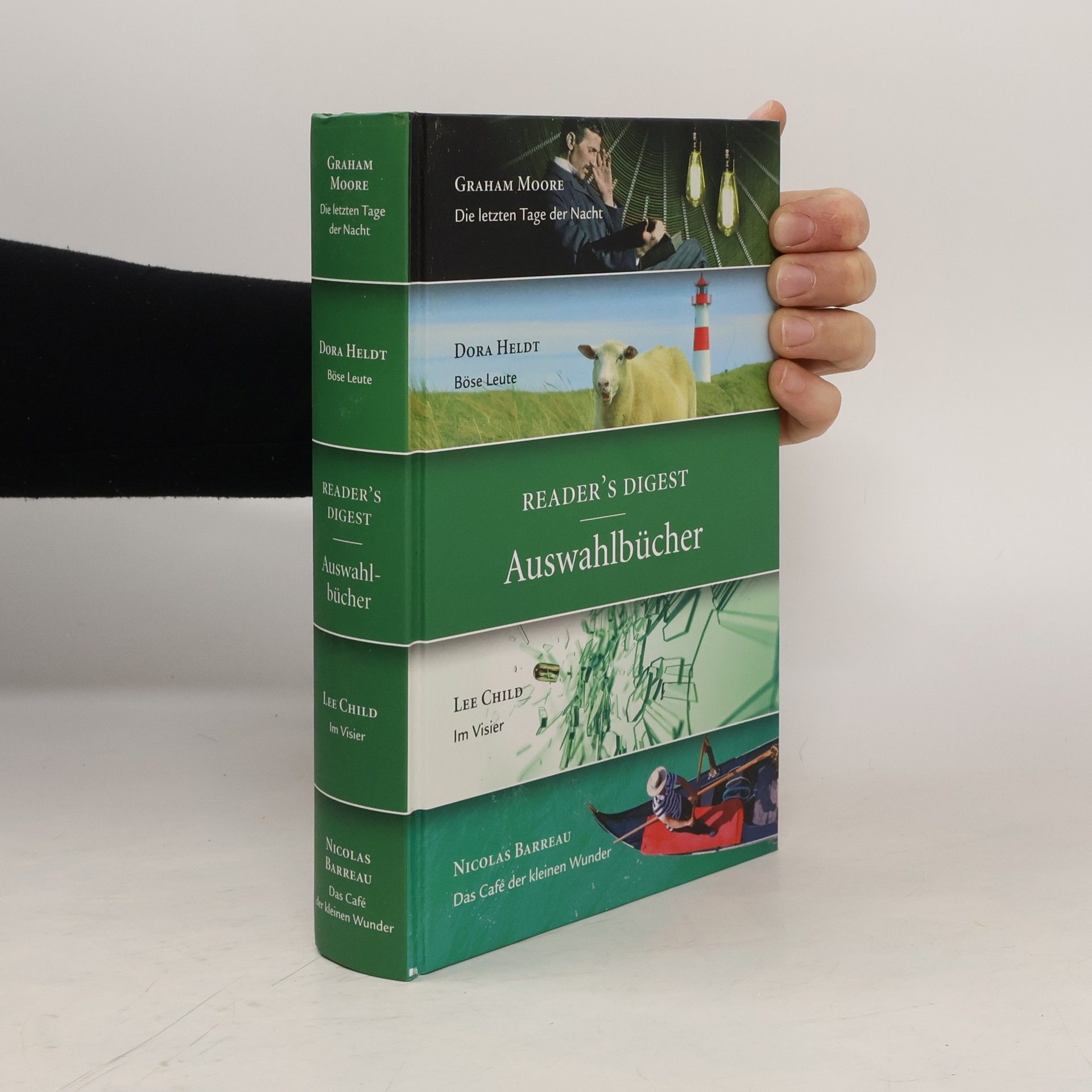 Various authors Die letzen Tage der Nacht. Böse Leute. Im Visier. Das Cafe der kleinen Wunder