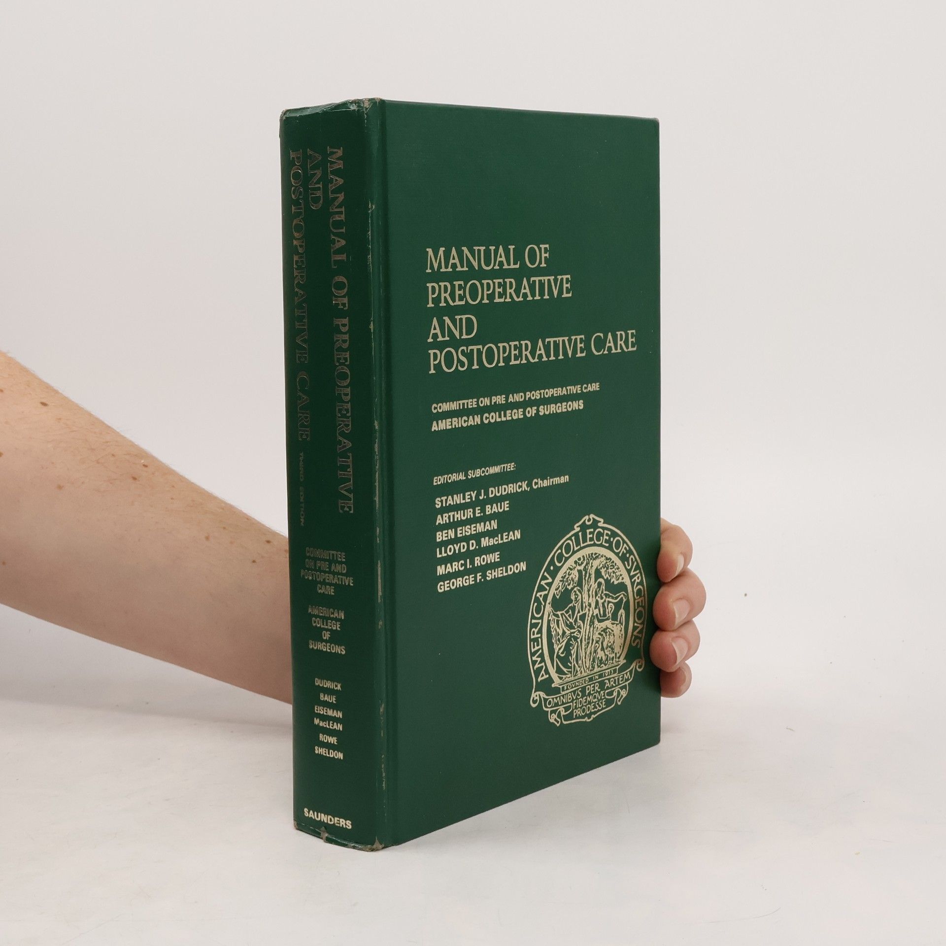 Manual of Preoperative and Postoperative Care - Third Edition