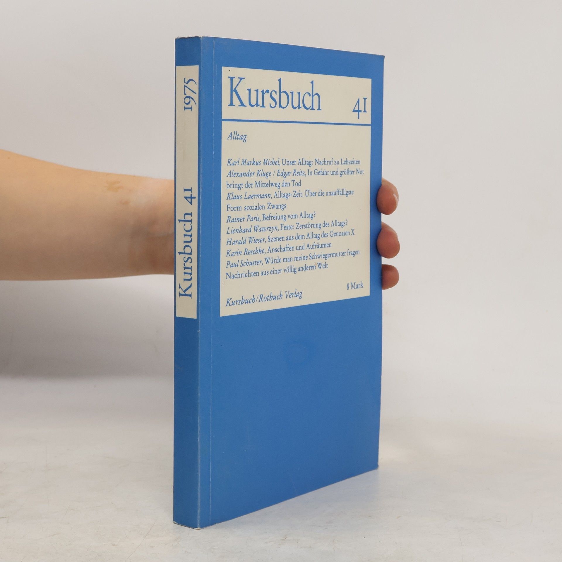 Collectif d'auteurs Kursbuch 41