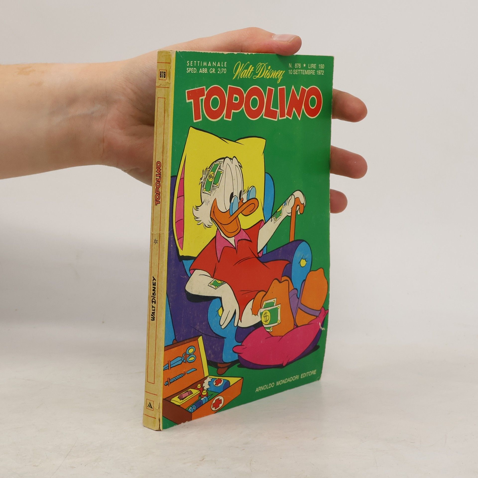 Walt Disney Tompolino N. 876 09/1972