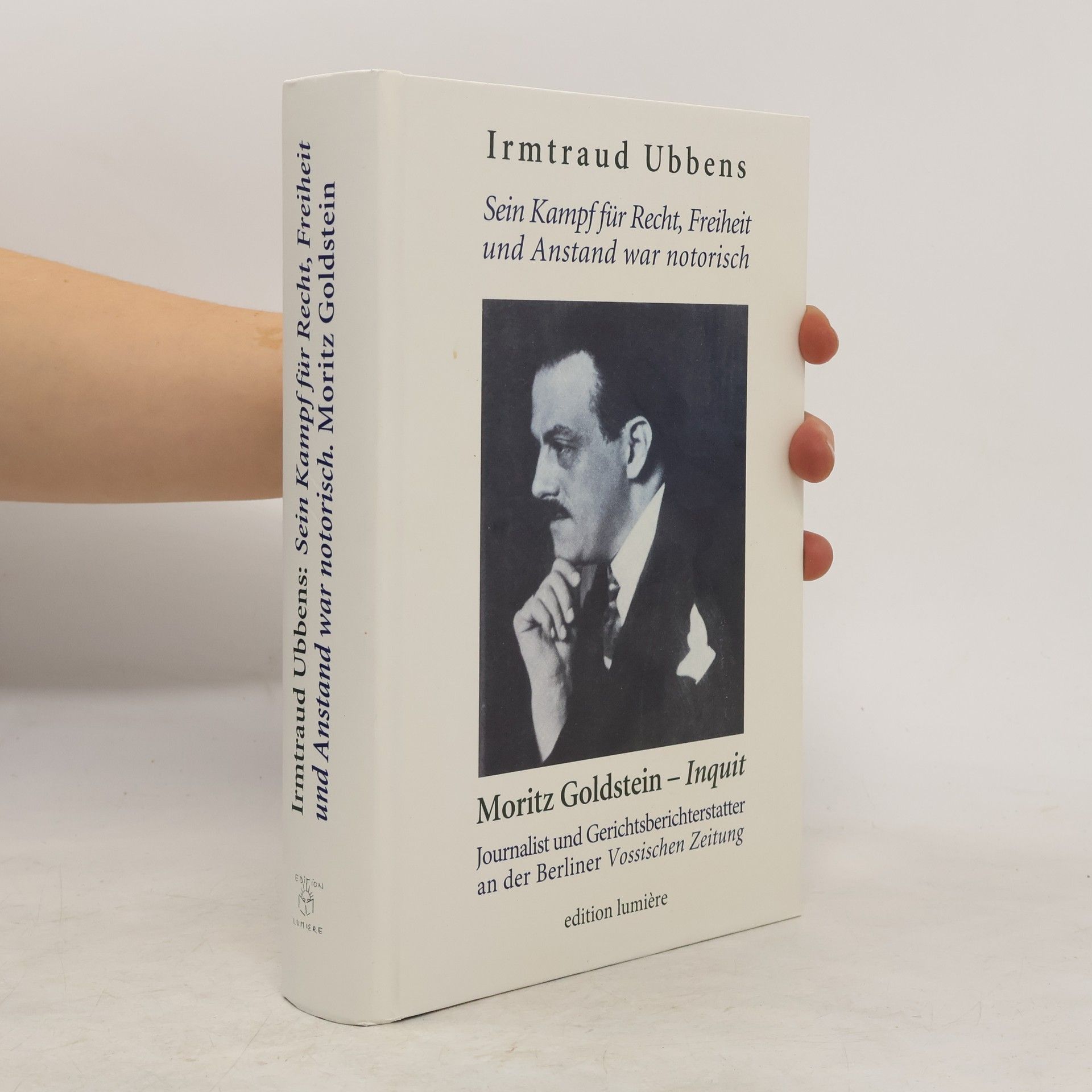 Irmtraud Ubbens Sein Kampf für Recht, Freiheit und Anstand war notorisch