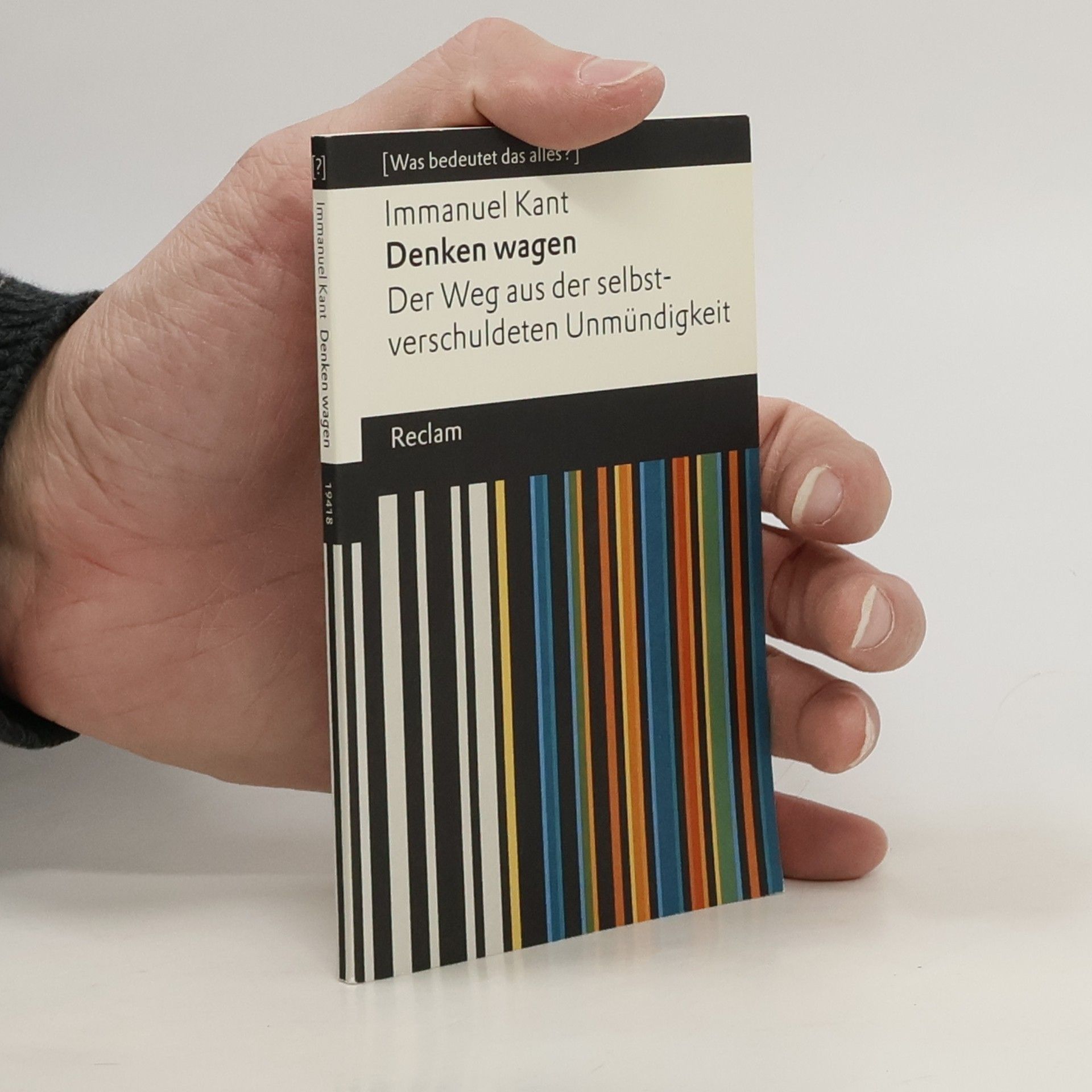 Immanuel Kant Denken wagen