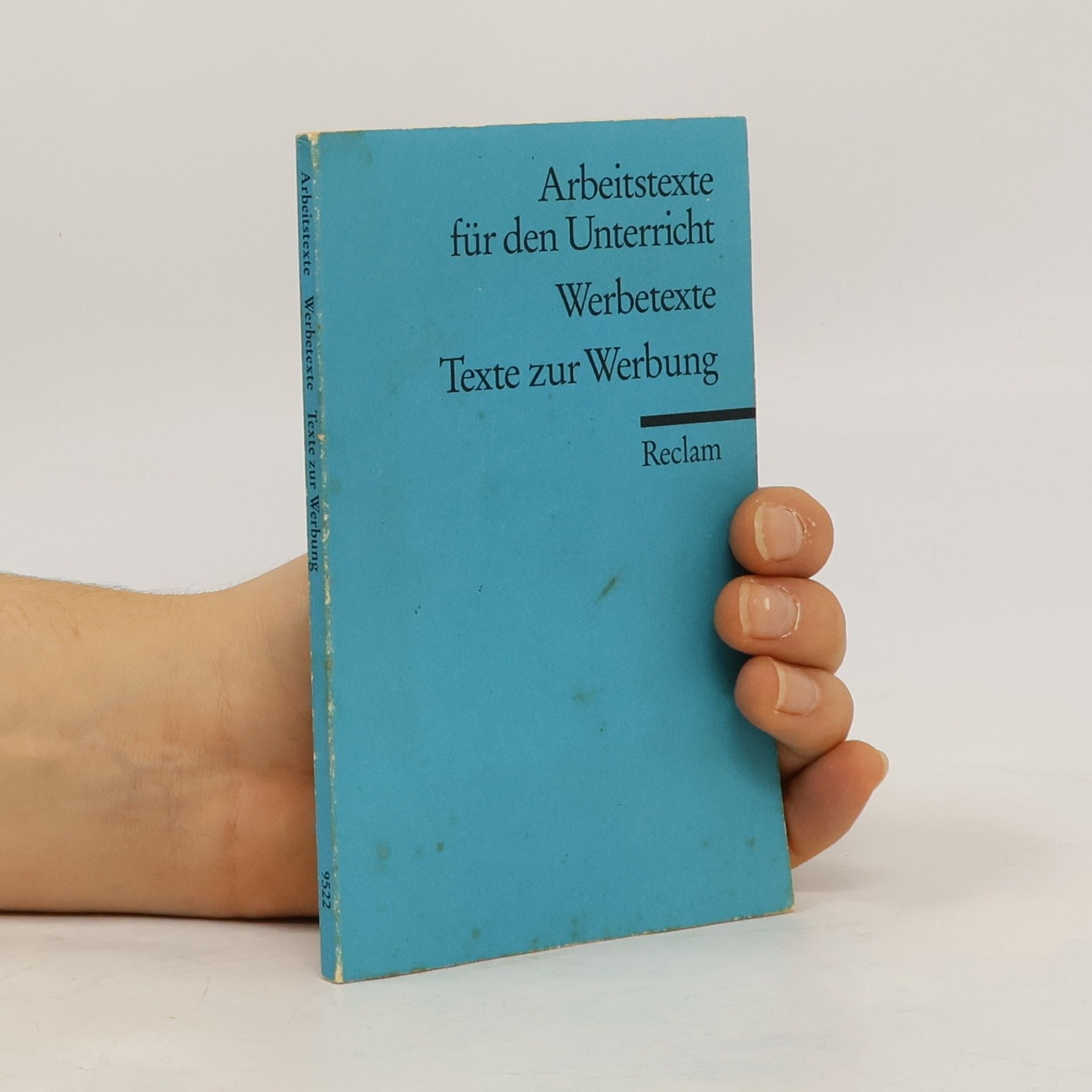 AA.VV. Werbetexte, Texte zur Werbung