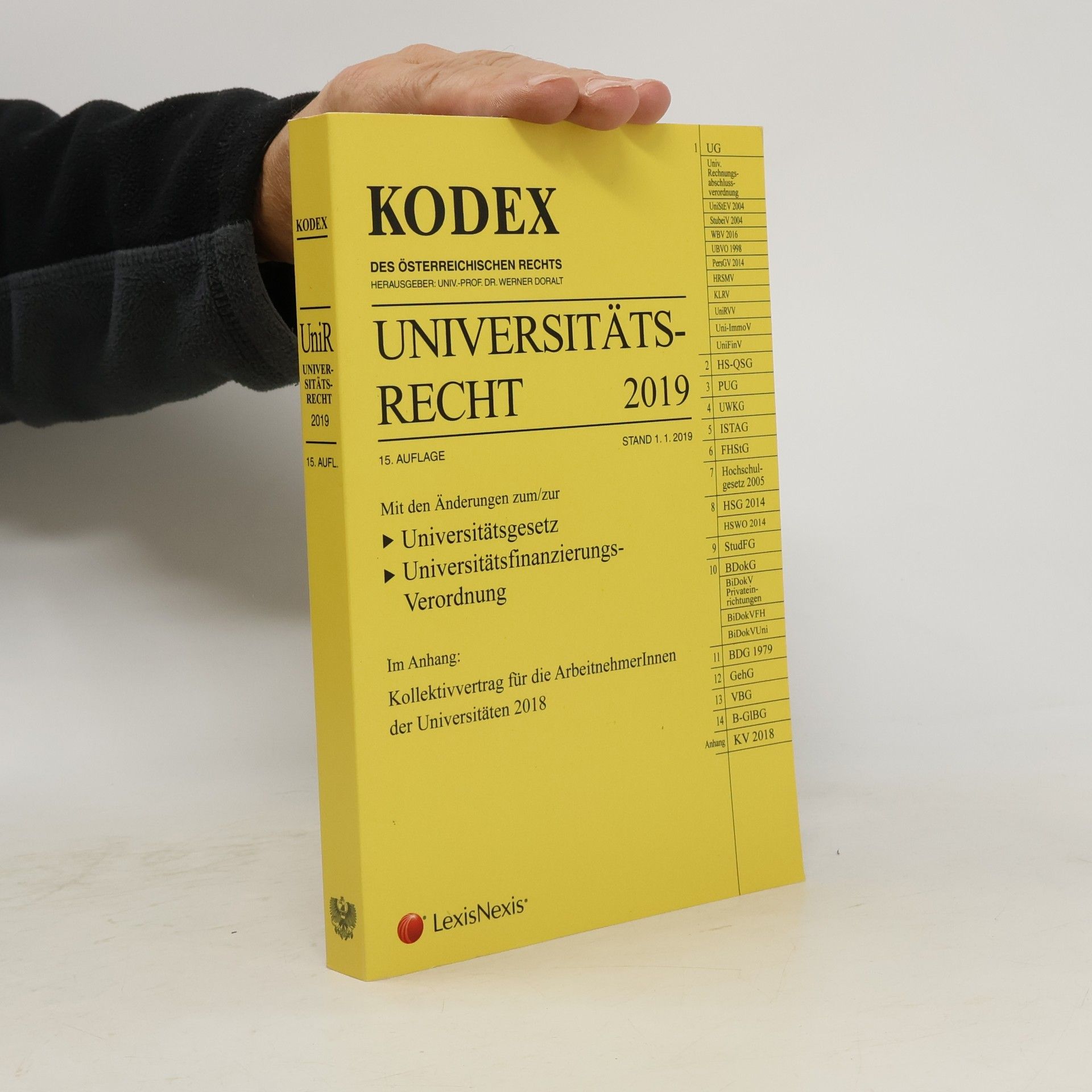 Werner Doralt Kodex des Österreichischen Rechts: Kodex Universitätsrecht 2019