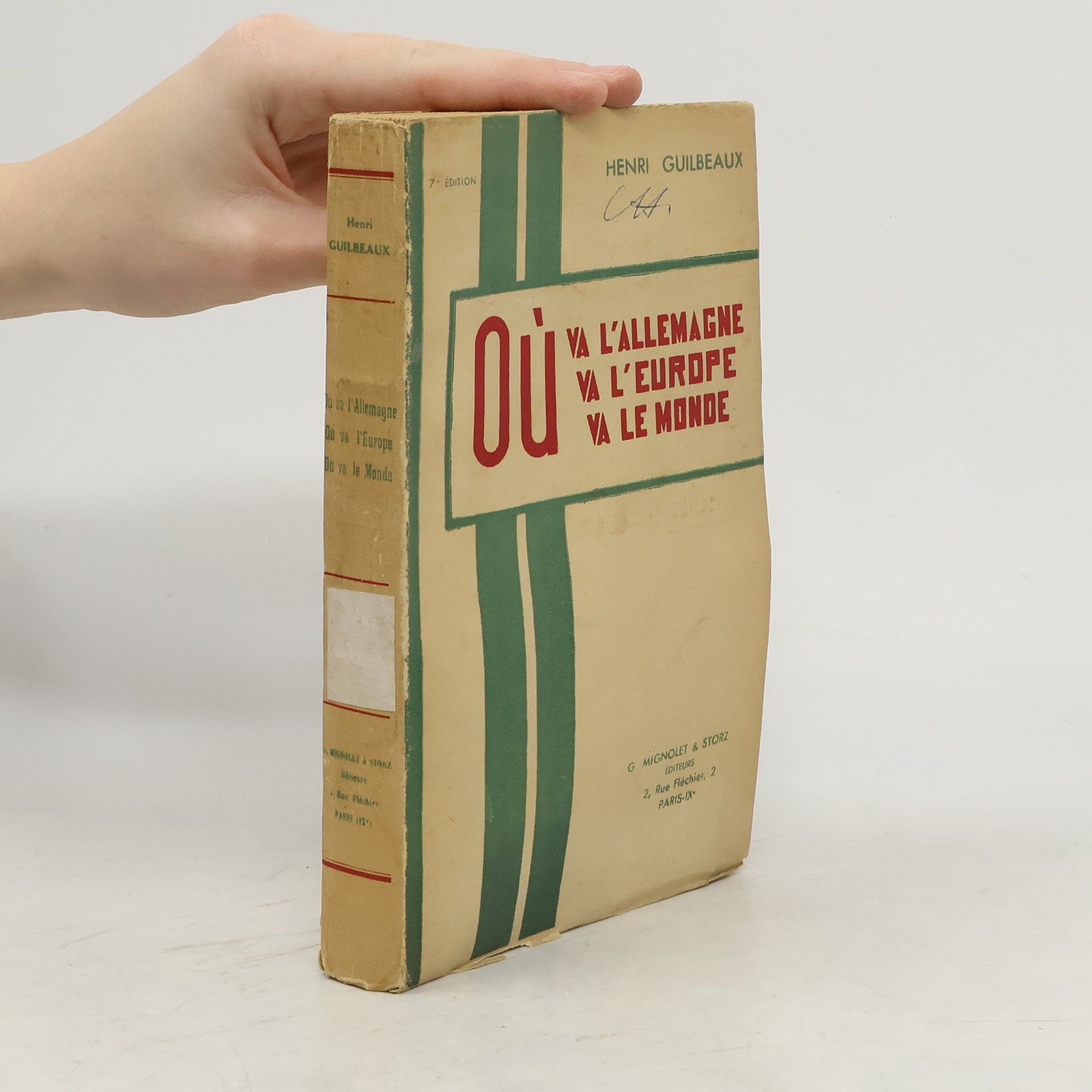 Henri Guilbeaux Où va l'Allemagne