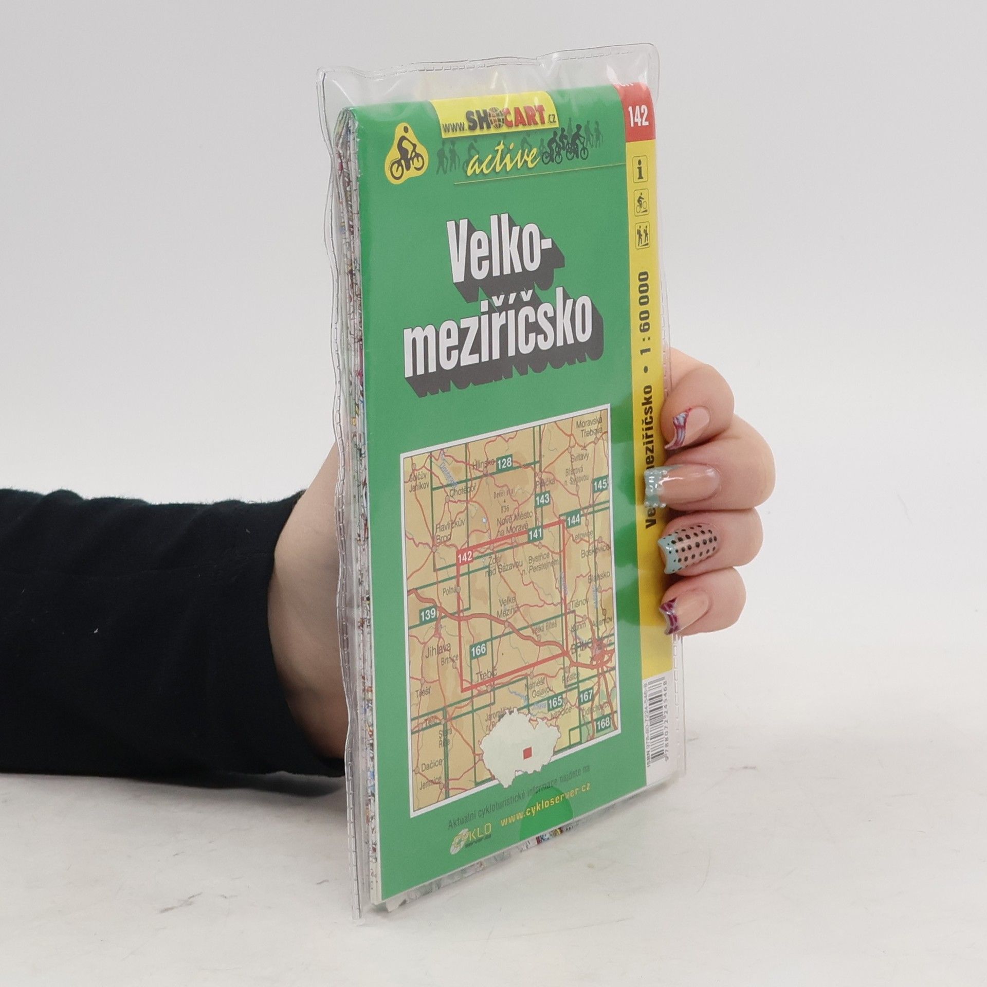 Autores varios SHOCart Radkarte 1:60.000 Tschechien - 142: Velkomeziříčsko 1:60 000 cyklo č. 142