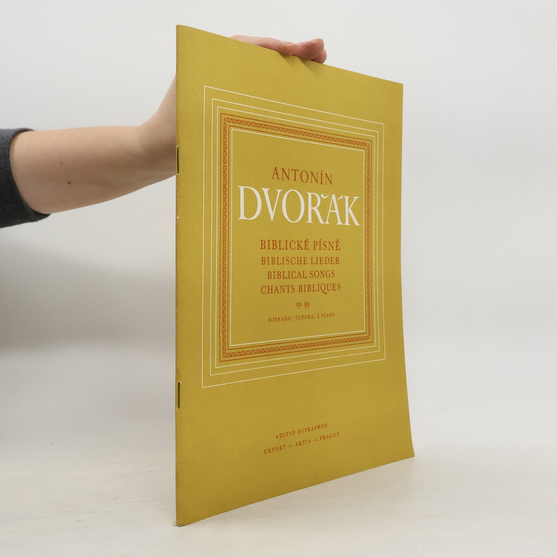 Antonín Dvořák Biblické písně Op. 99