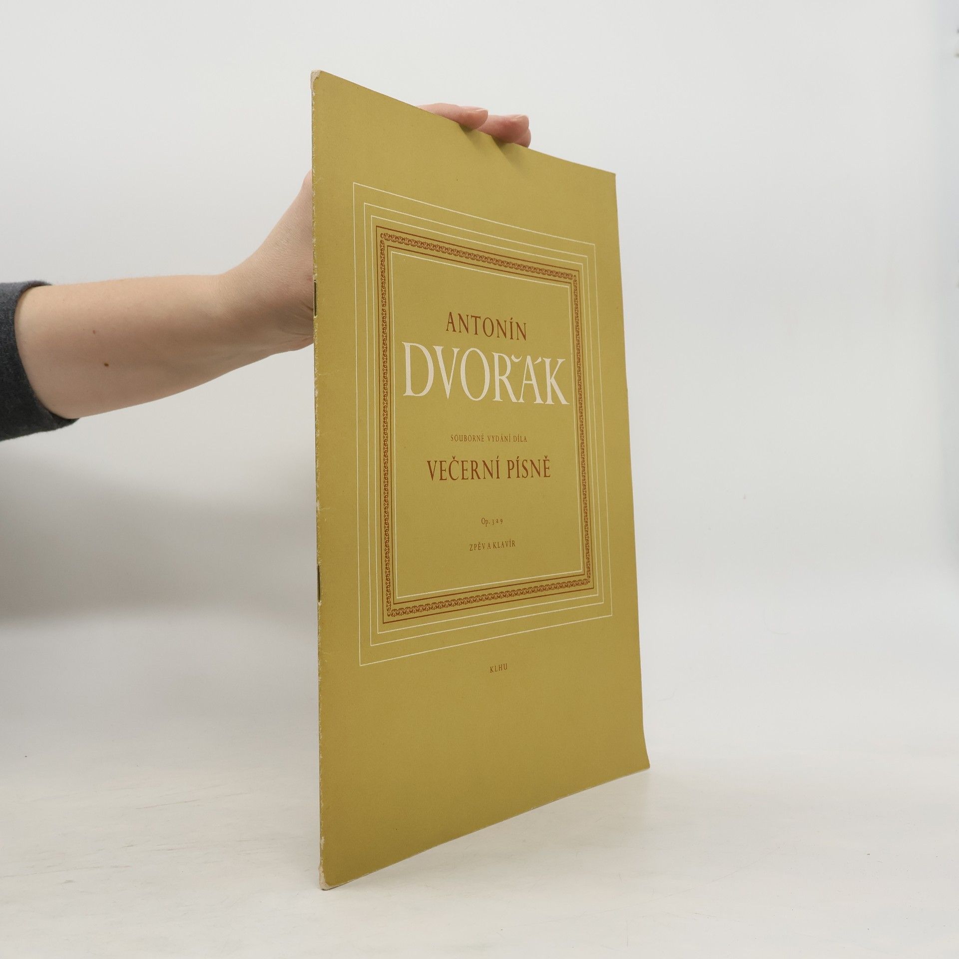 Antonín Dvořák Večerní písně