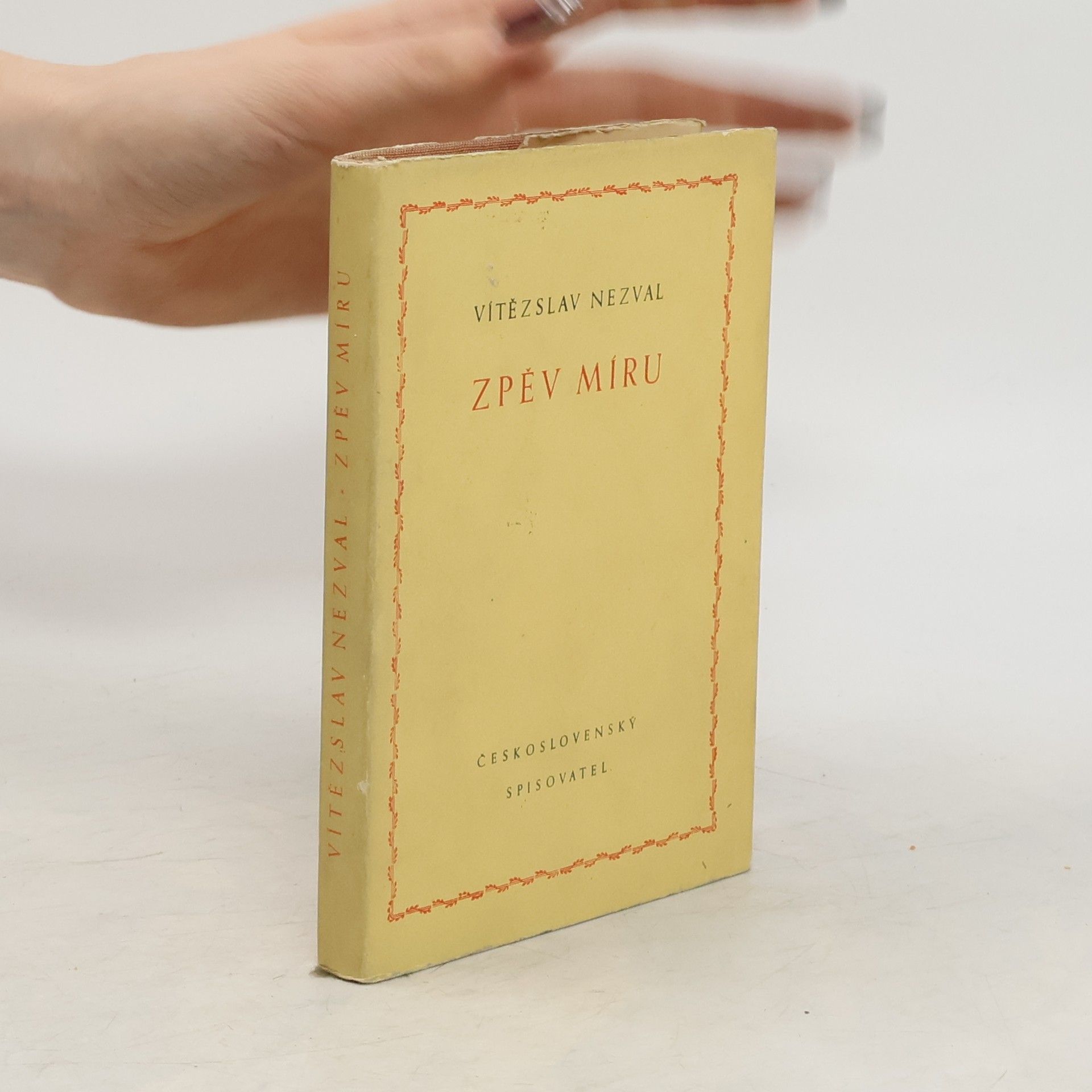 Vítězslav Nezval Zpěv míru