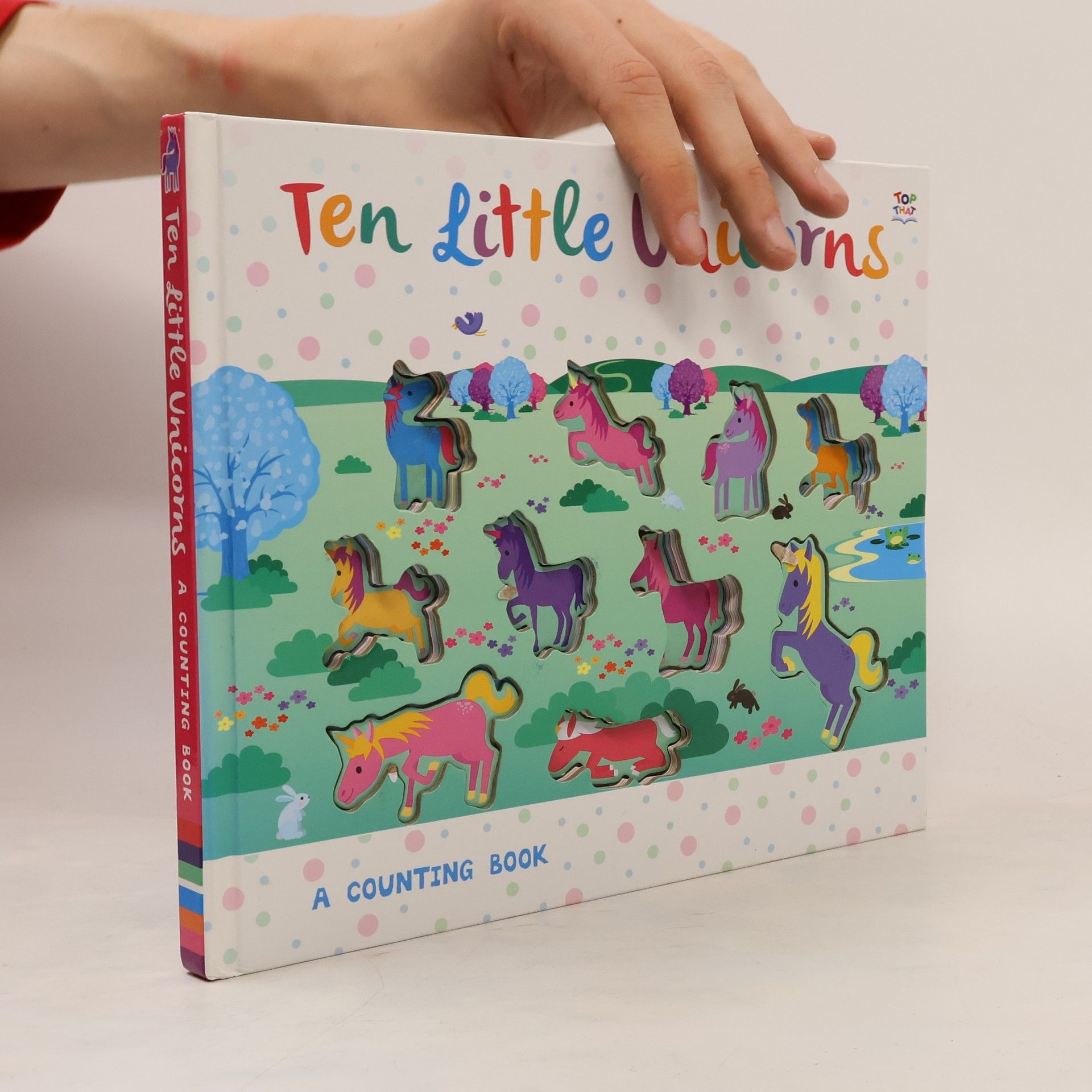 3D Counting to Ten Books: Ten Little Unicorns
