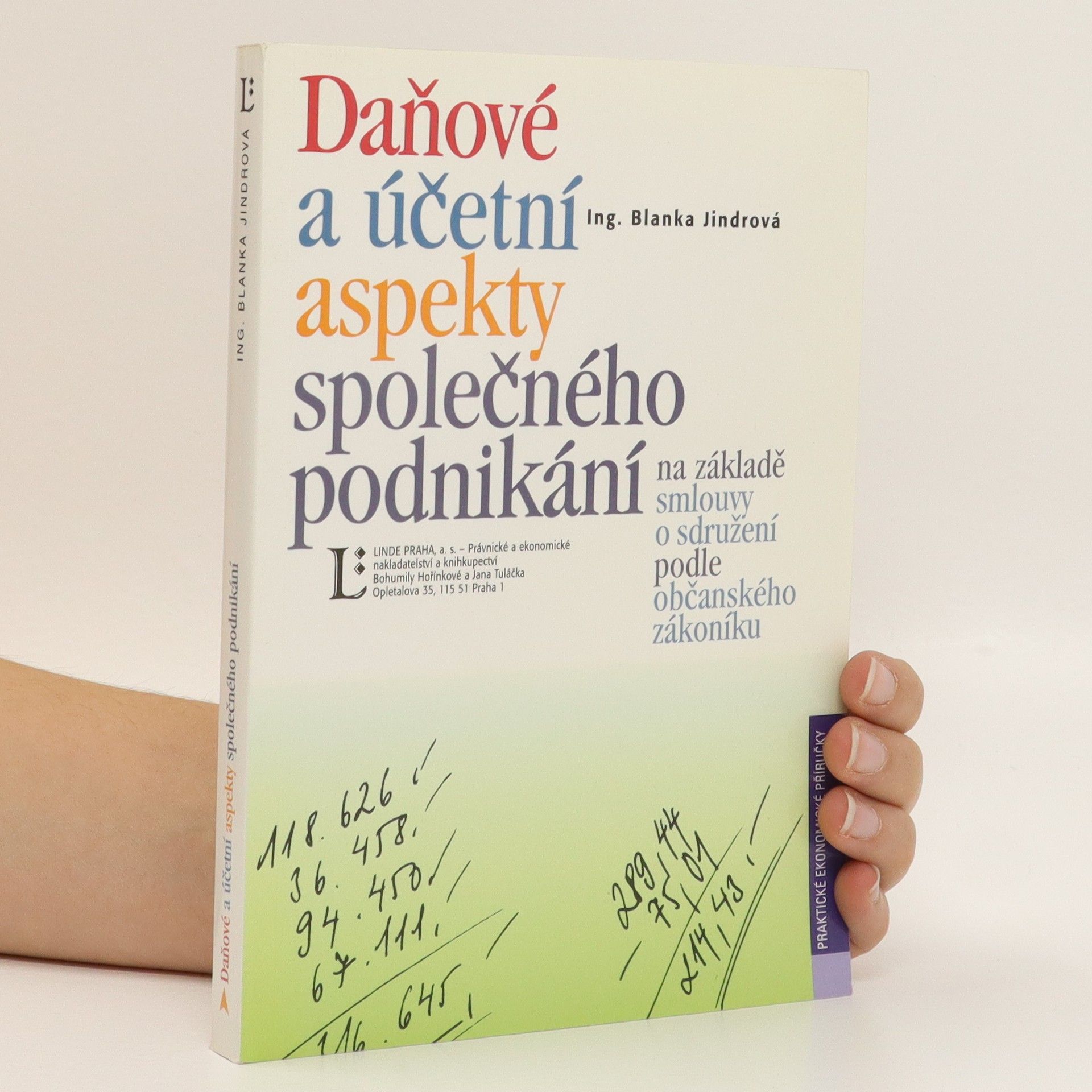 Blanka Jindrová Daňové a účetní aspekty společného podnikání