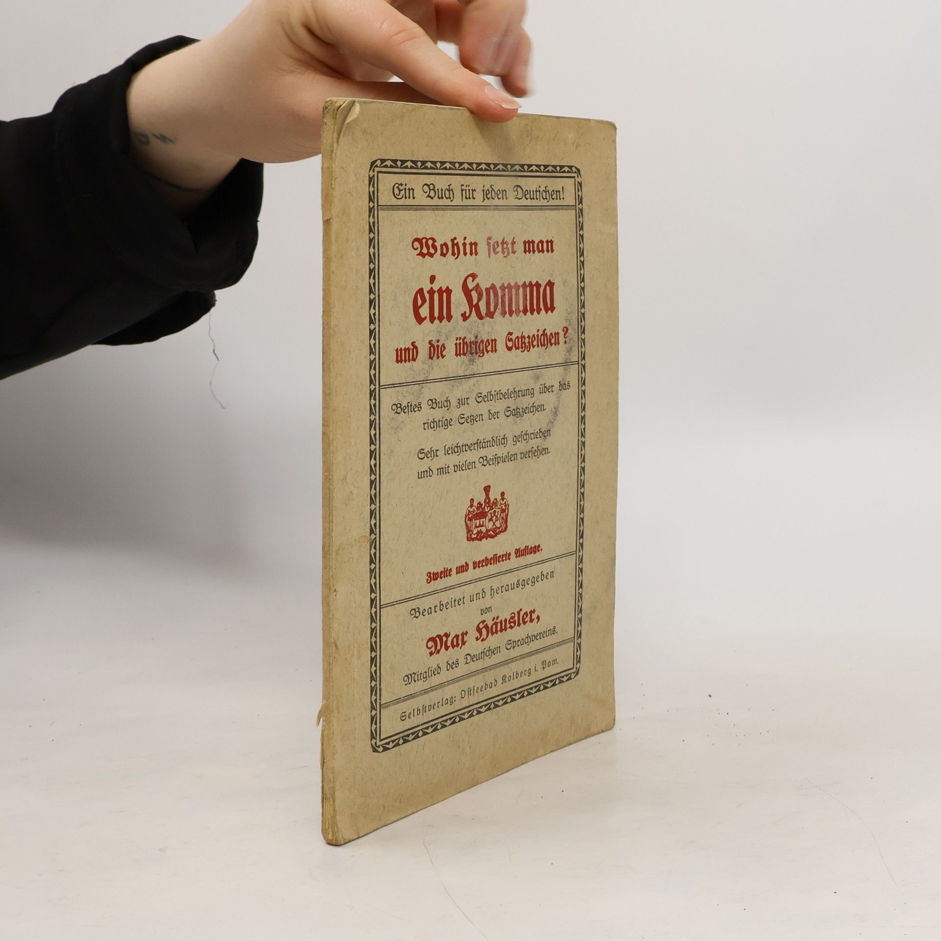 Maximilian Häusler Wohin setzt man ein Komma und die übrigen Satzzeichen?