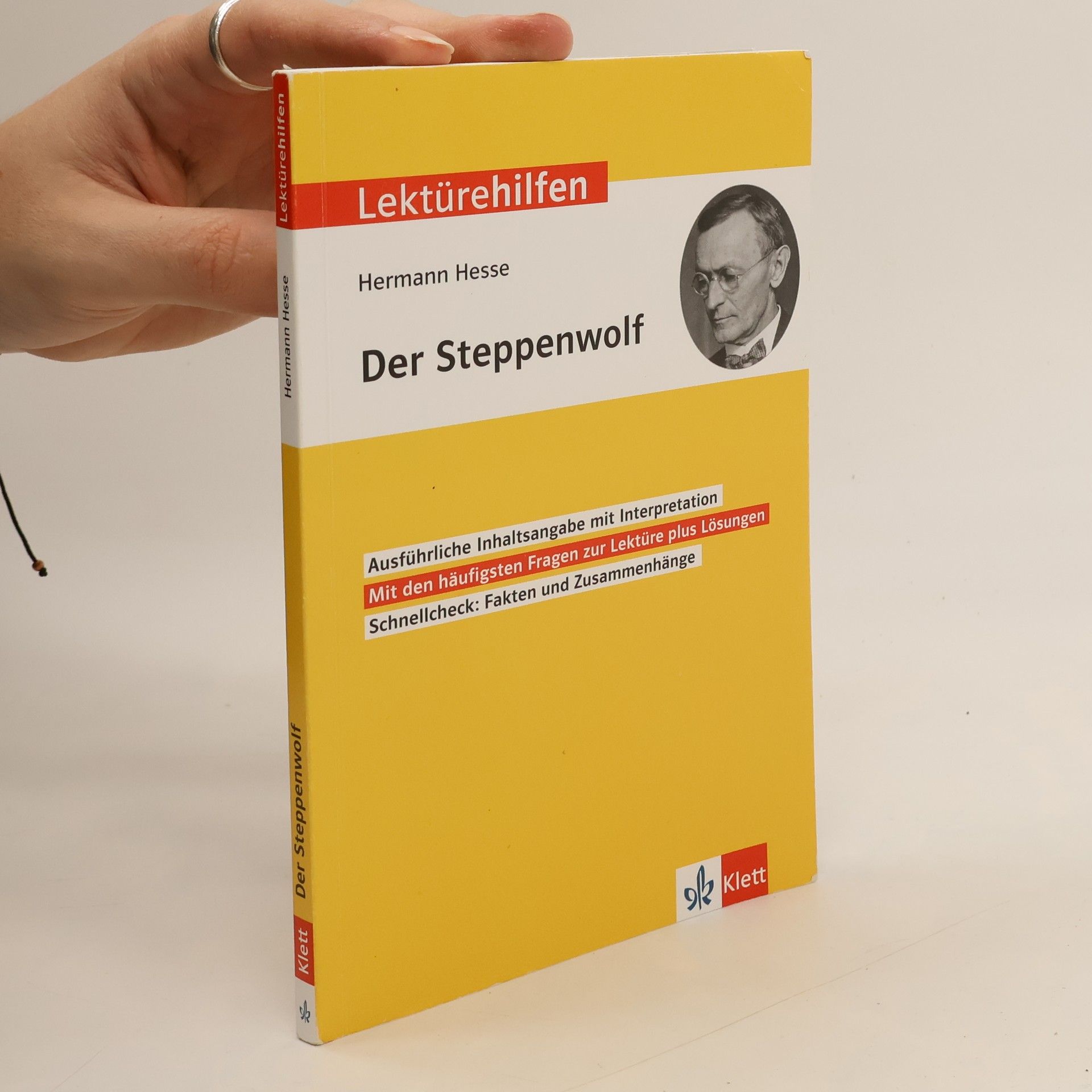 Hermann Hesse Klett Lektürehilfen Hermann Hesse, Der Steppenwolf : für Oberstufe und Abitur