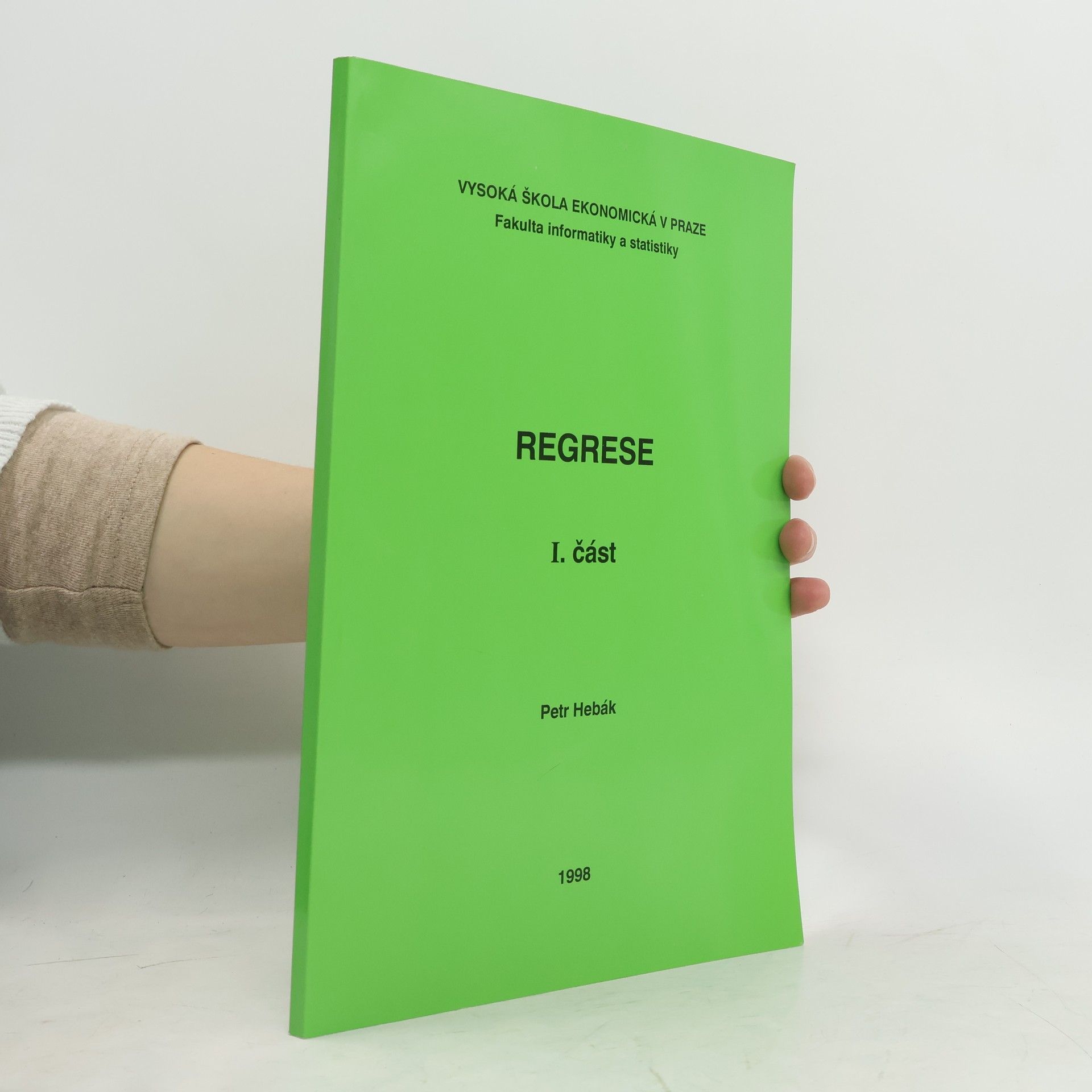Petr Hebák Regrese I
