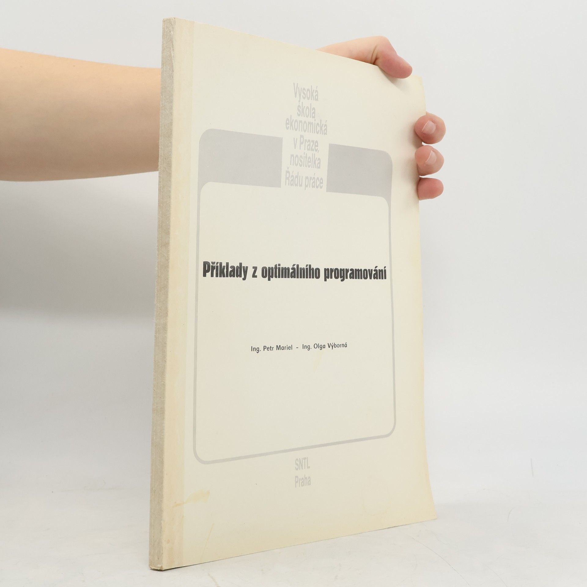 Petr Mariel Příklady z optimálního programování