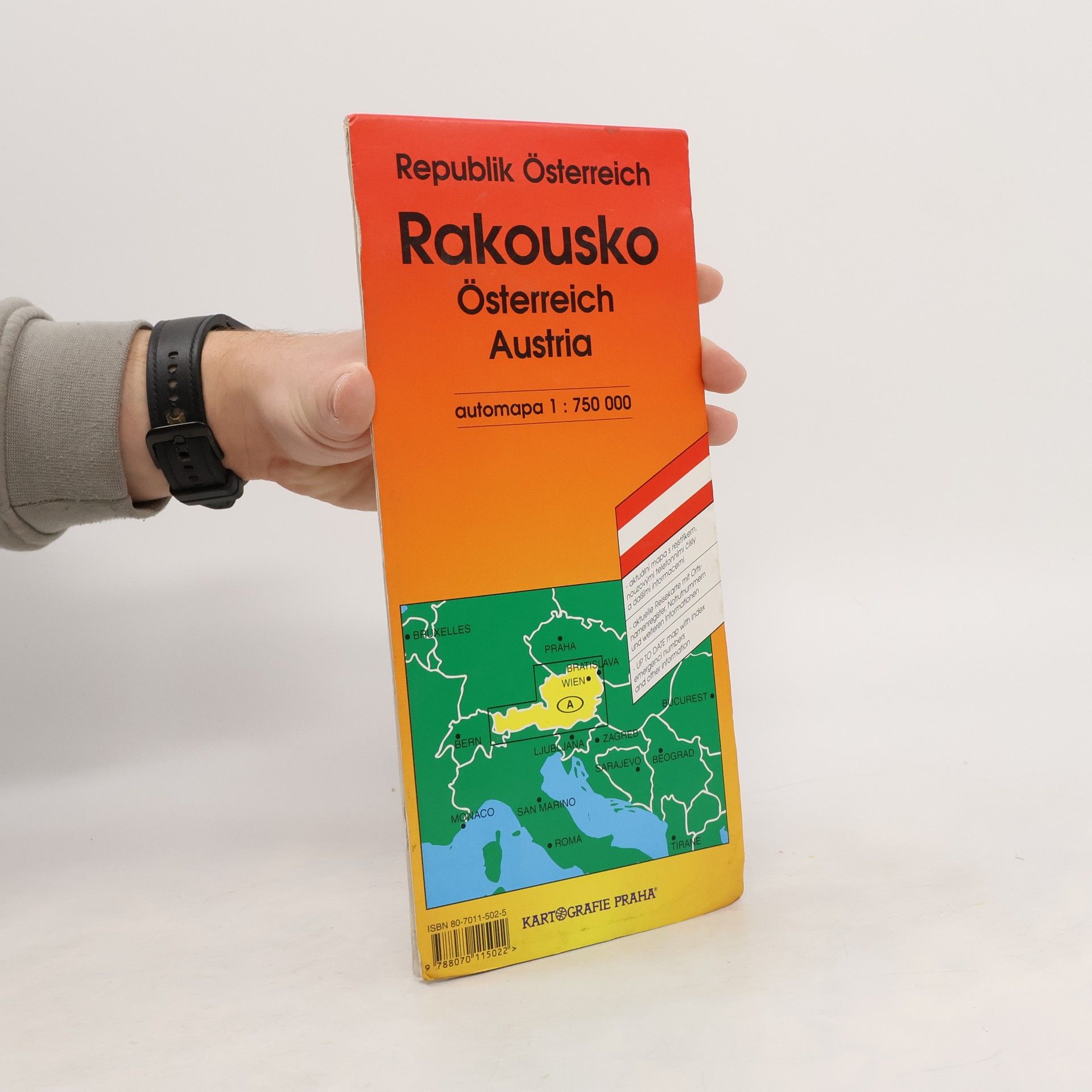 Kartografie Praha (Firm) Rakousko, automapa 1