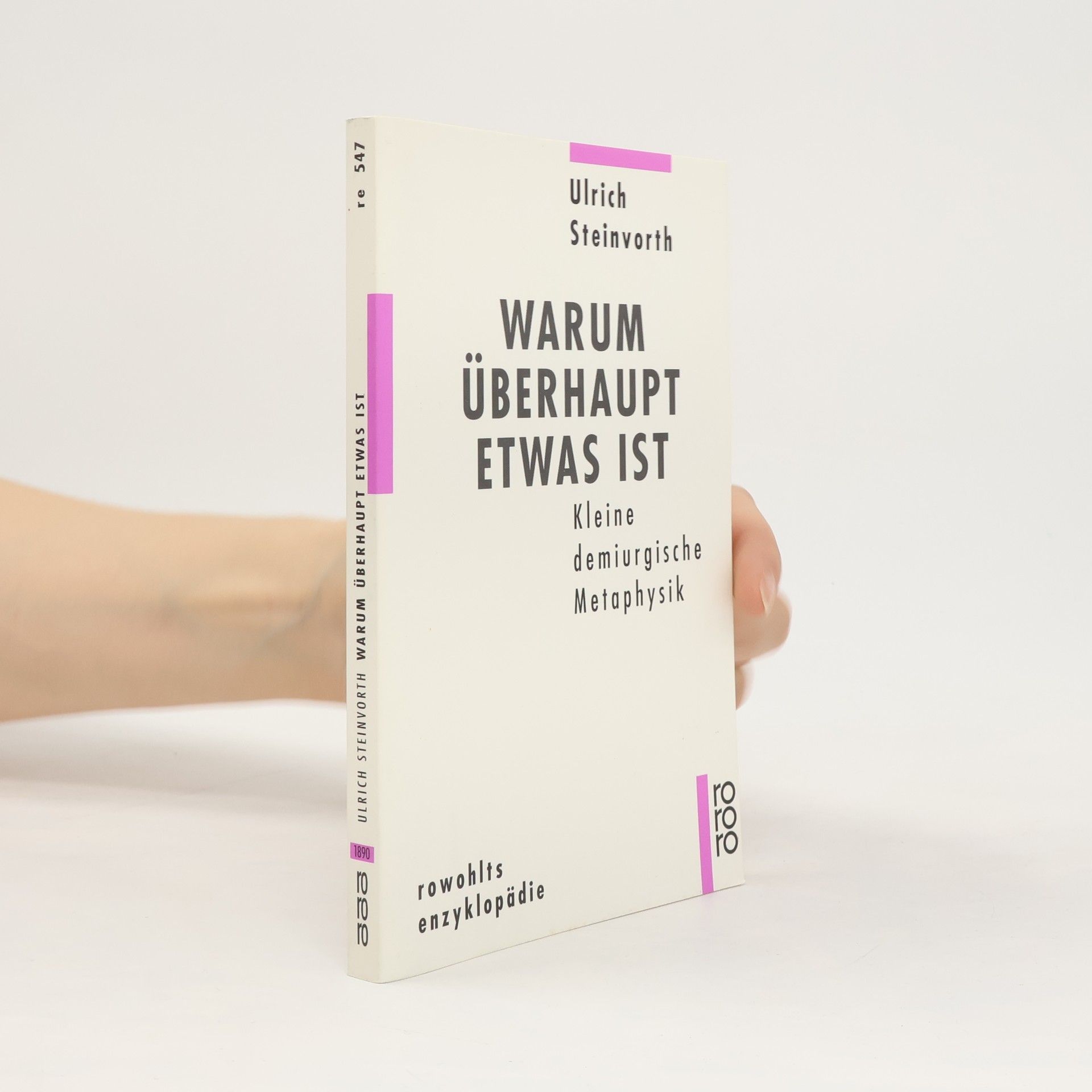 Ulrich Steinvorth Warum überhaupt etwas ist