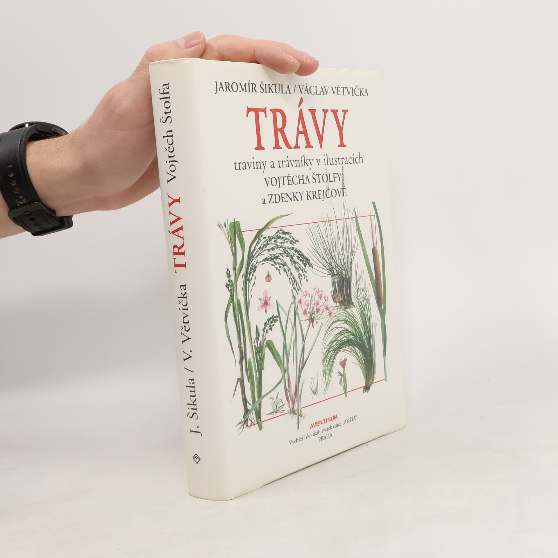 Trávy, traviny a trávníky v ilustracích Vojtěcha Štolfy a Zdenky Krejčové