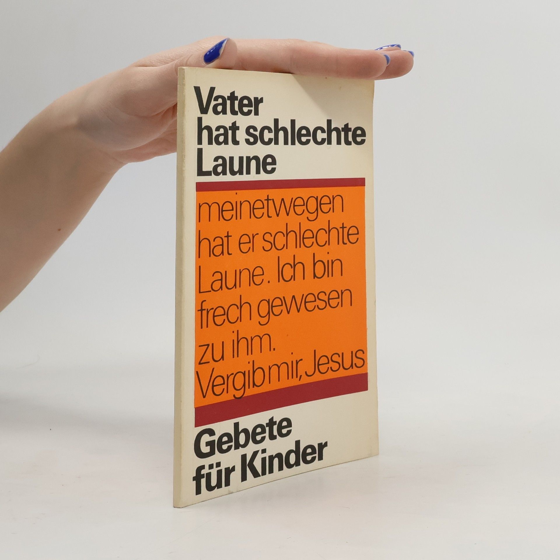 Vater hat schlechte Laune