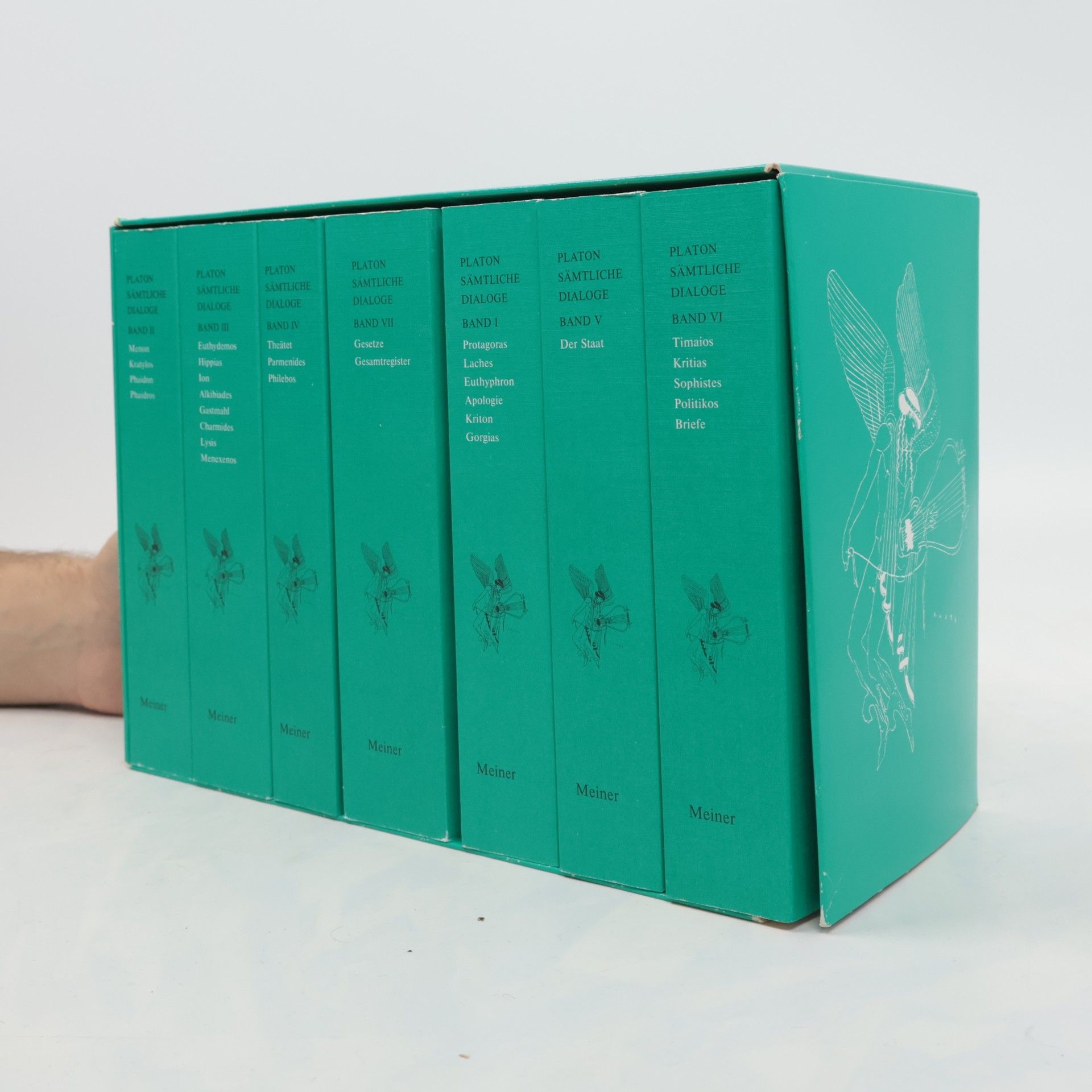 Platón Sämtliche Dialoge I. - VII. (7 bände, das Set)