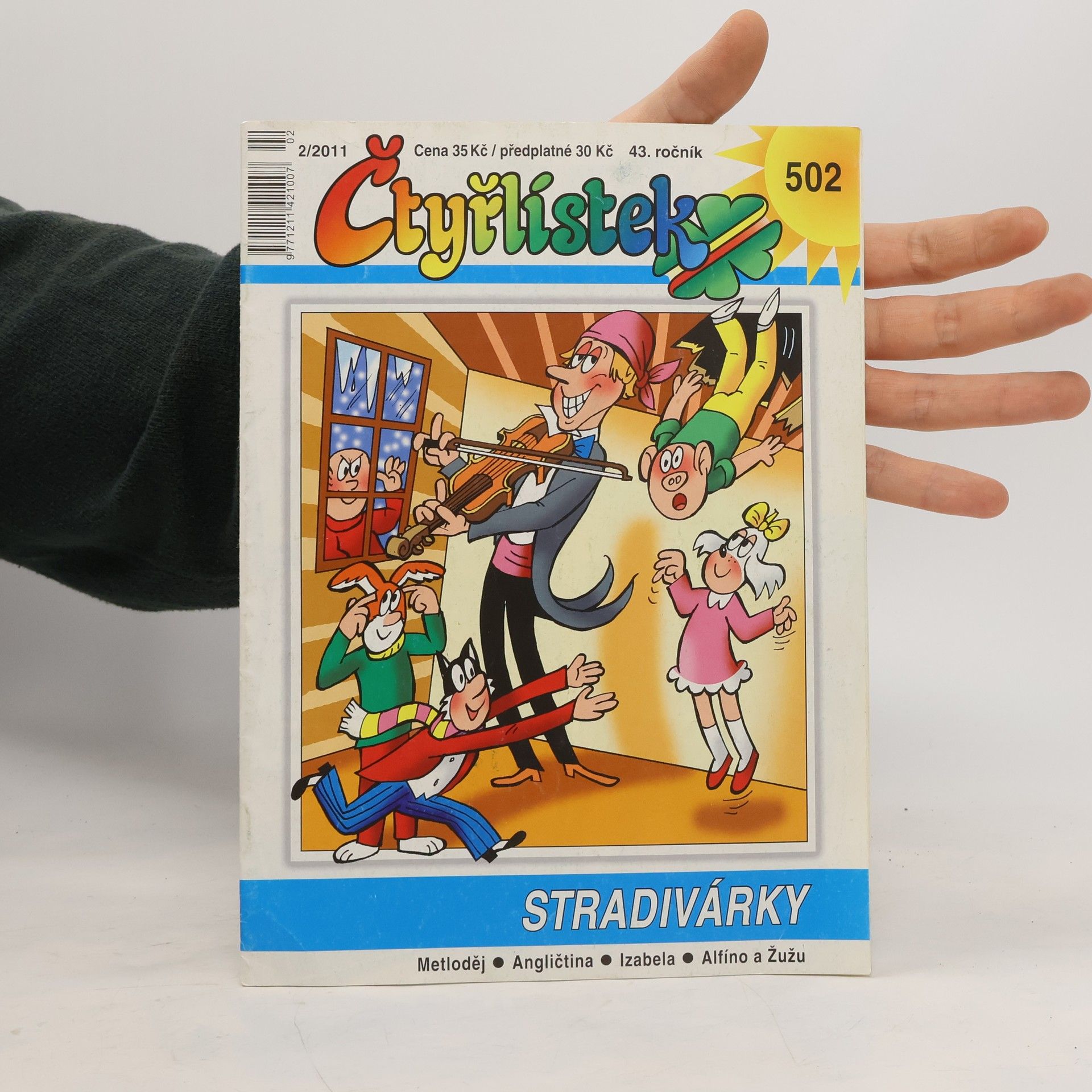 Jaroslav Němeček Čtyřlístek 2/2011. Stradivárky č. 502