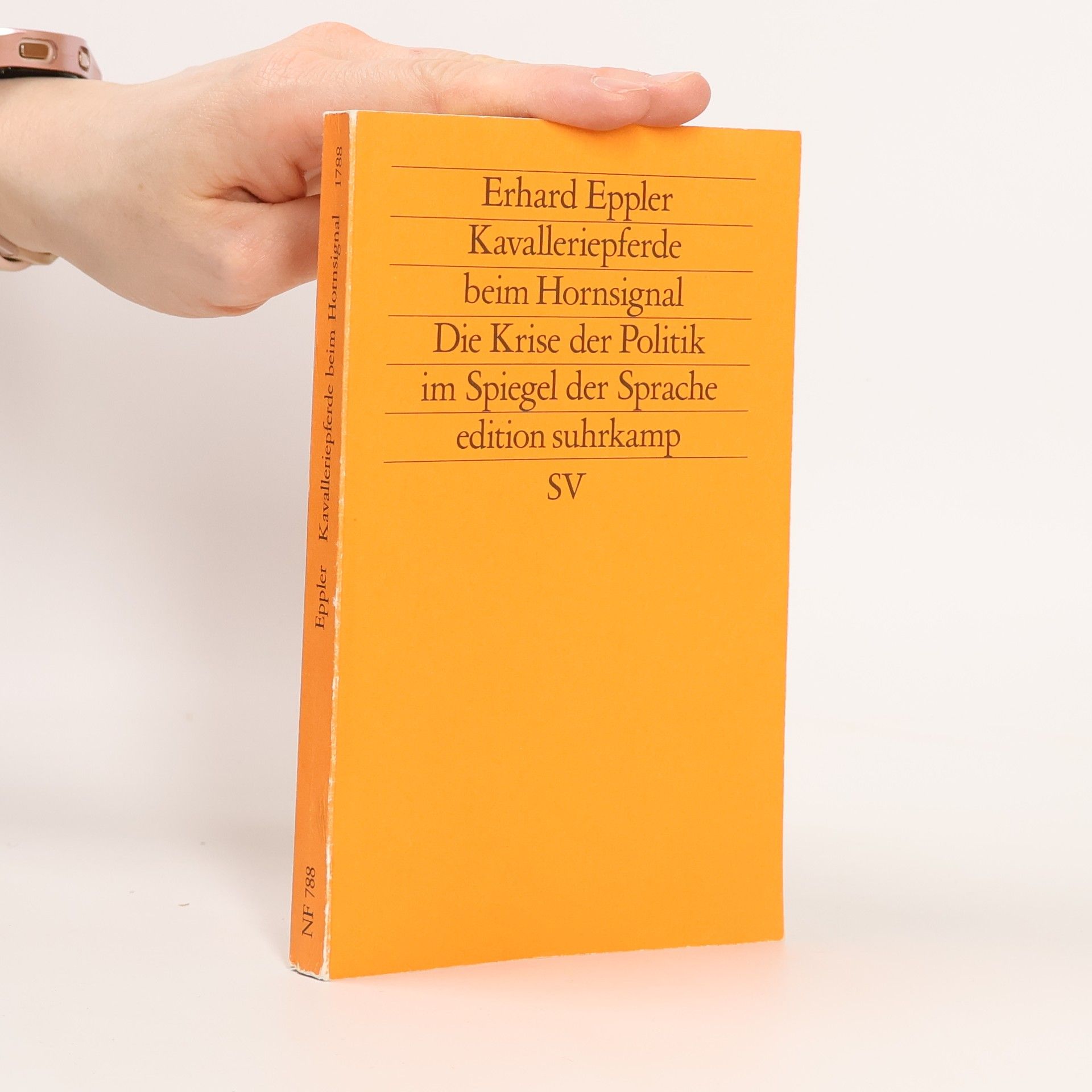 Erhard Eppler Kavalleriepferde beim Hornsignal