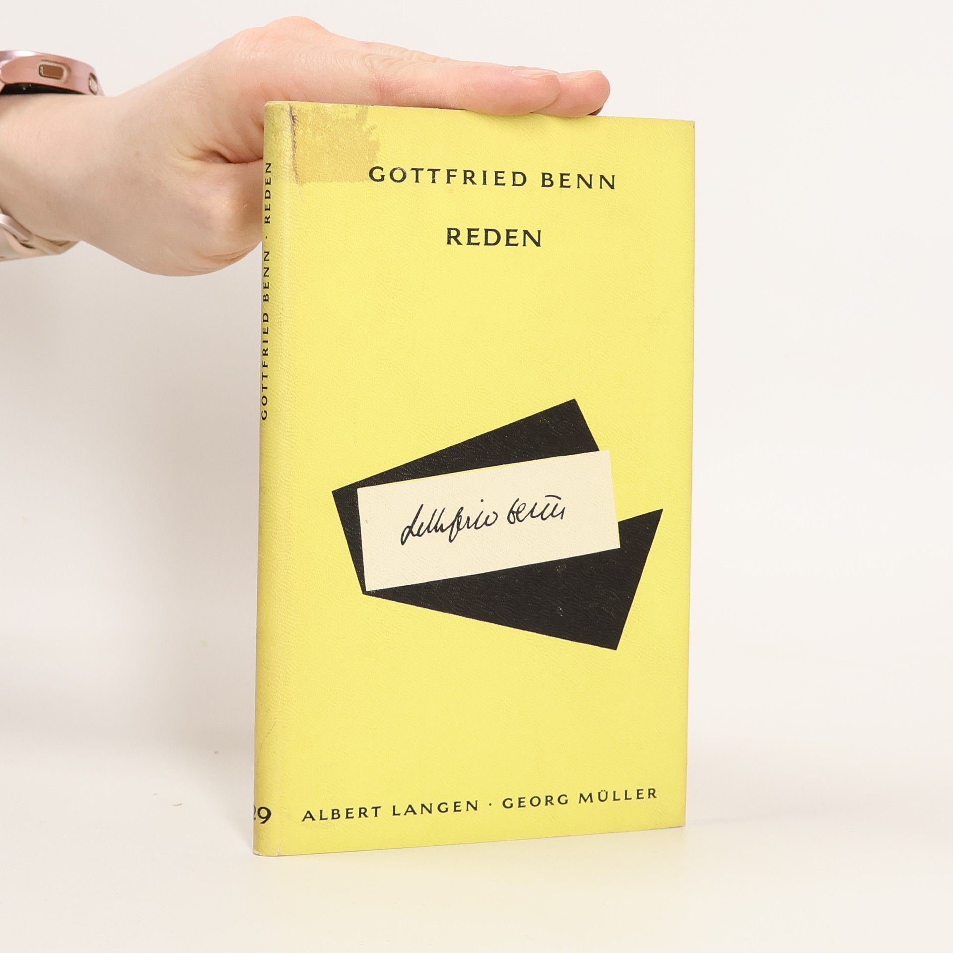 Gottfried Benn Reden