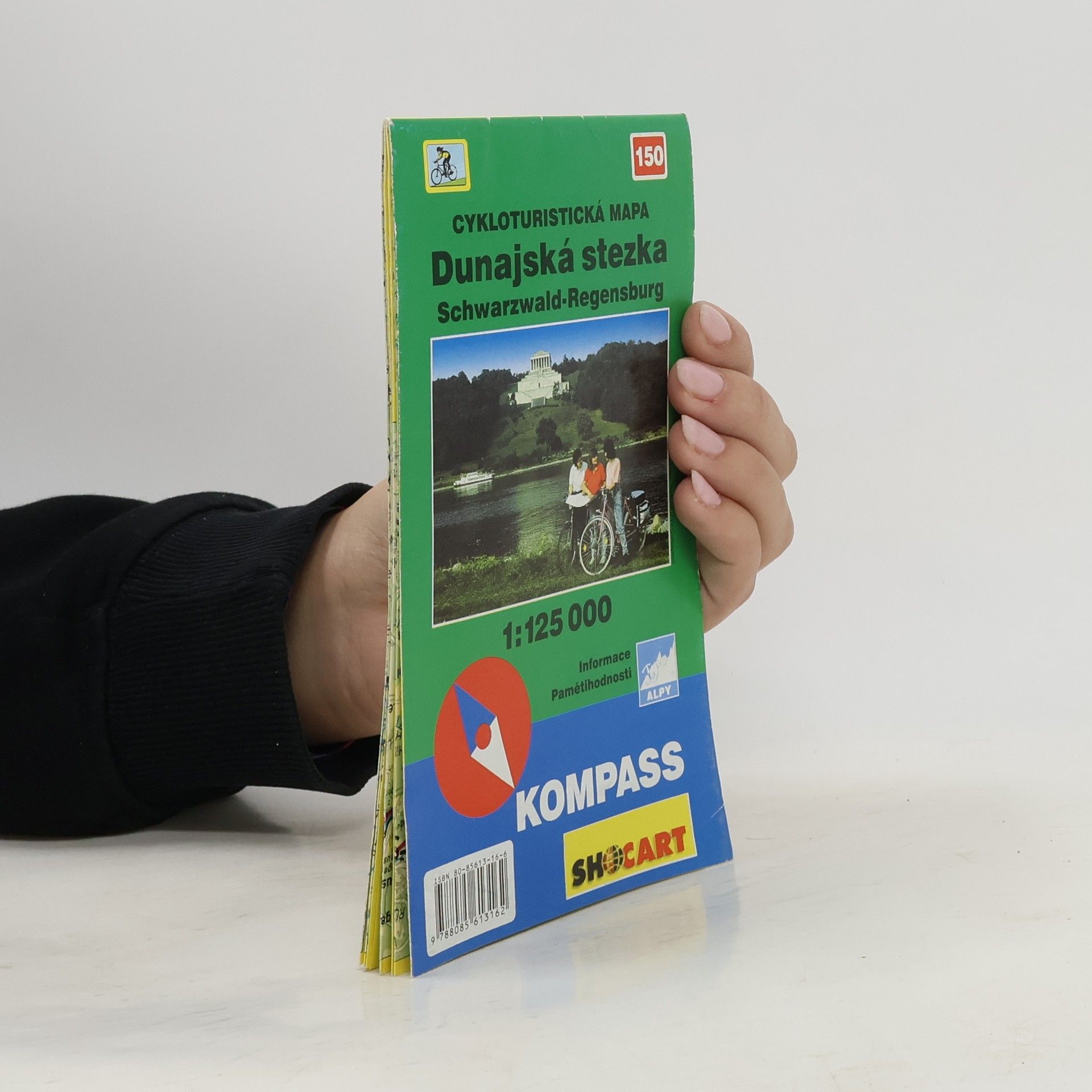 Auteurscollectief Cykloturistická mapa. Dunajská stezka