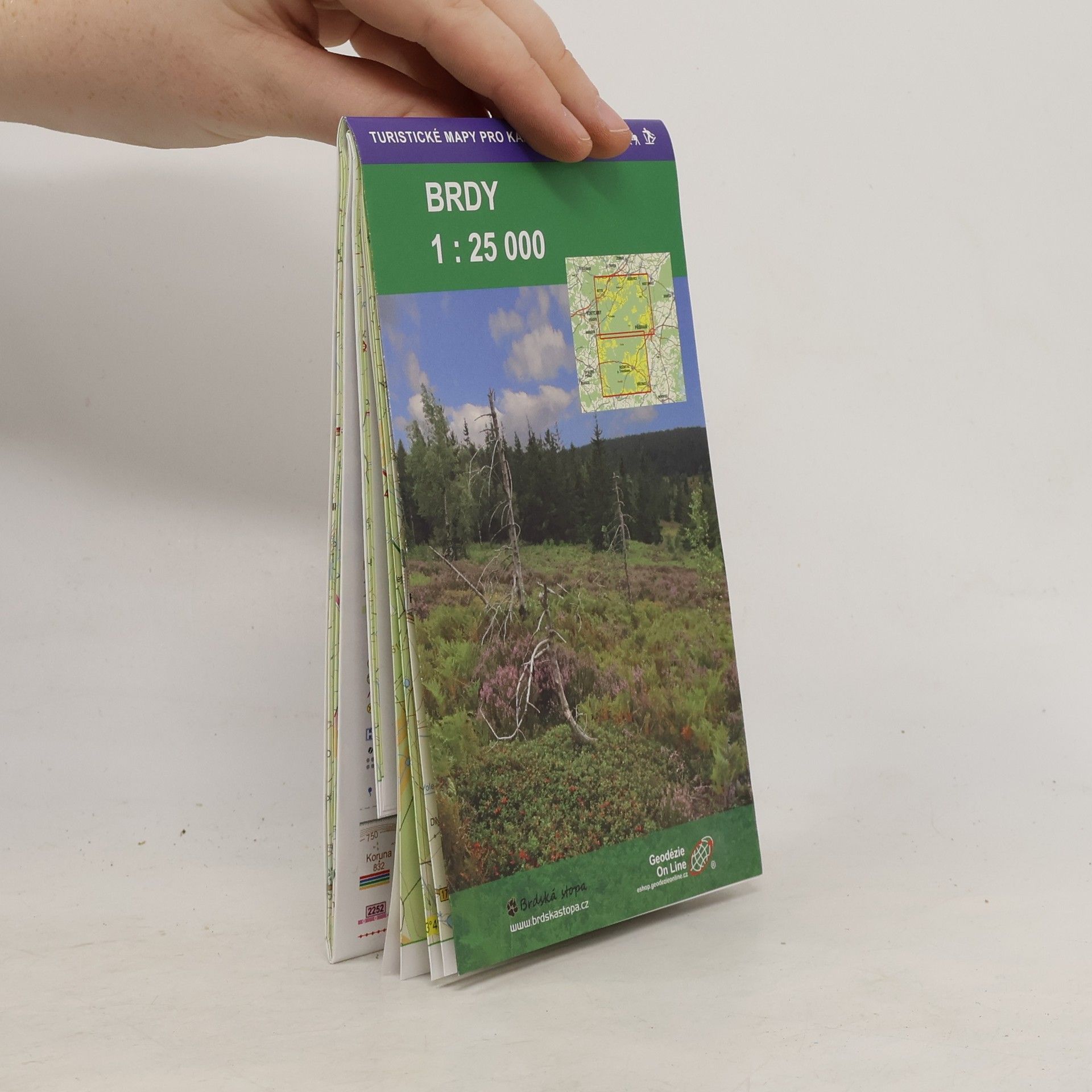 Autores varios Brdy cykloturistická a turistická mapa